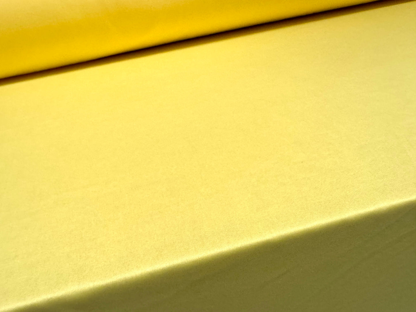 Single Jersey fashion fabric, per metre - plain - yellow