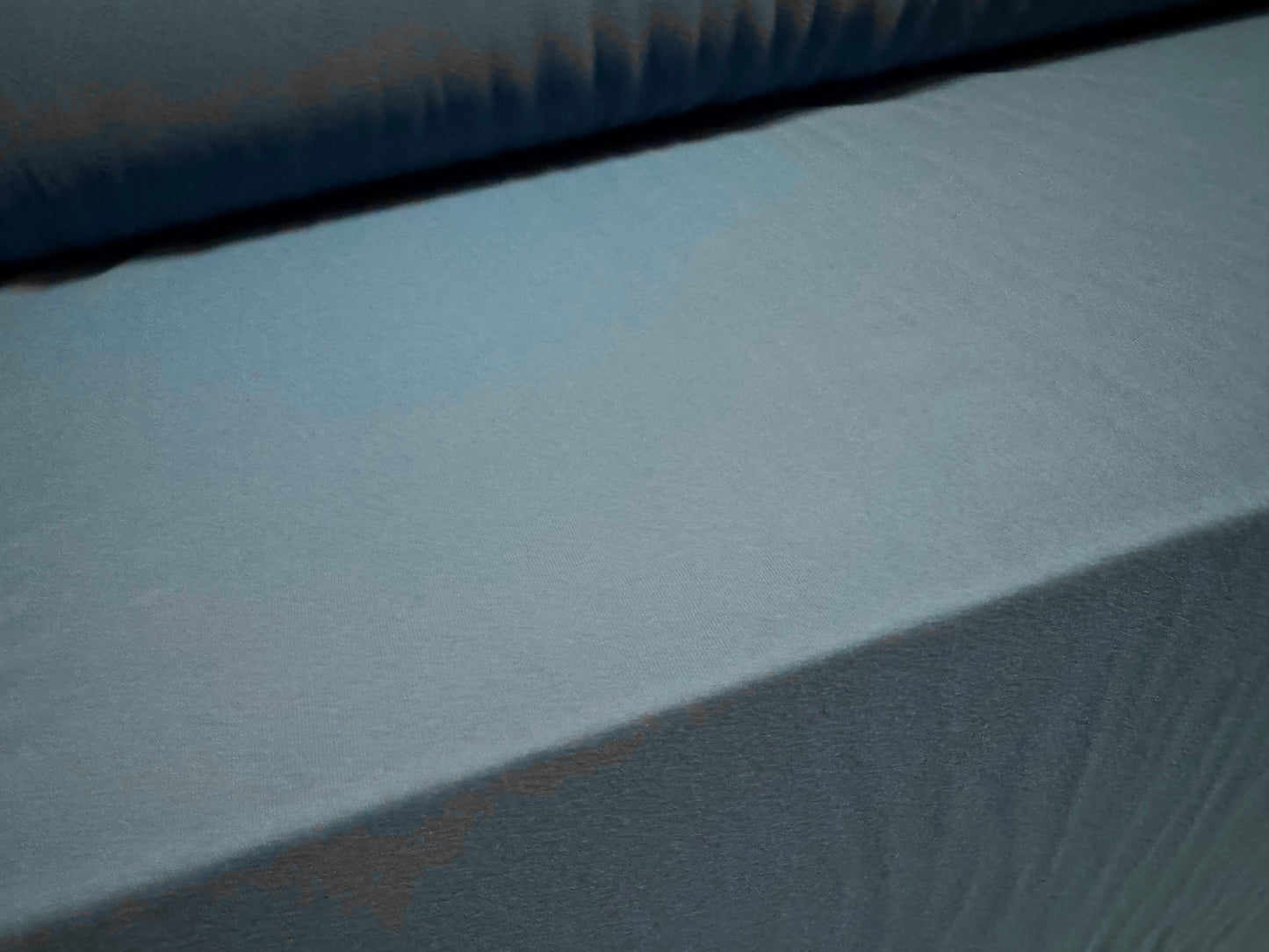 Stretch spandex ITY single jersey fabric, per metre - plain - Air Force Blue