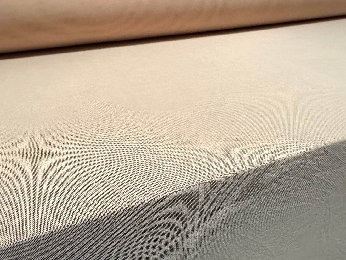 Power mesh net stretch spandex fabric, per metre - plain - caucasian skin tone