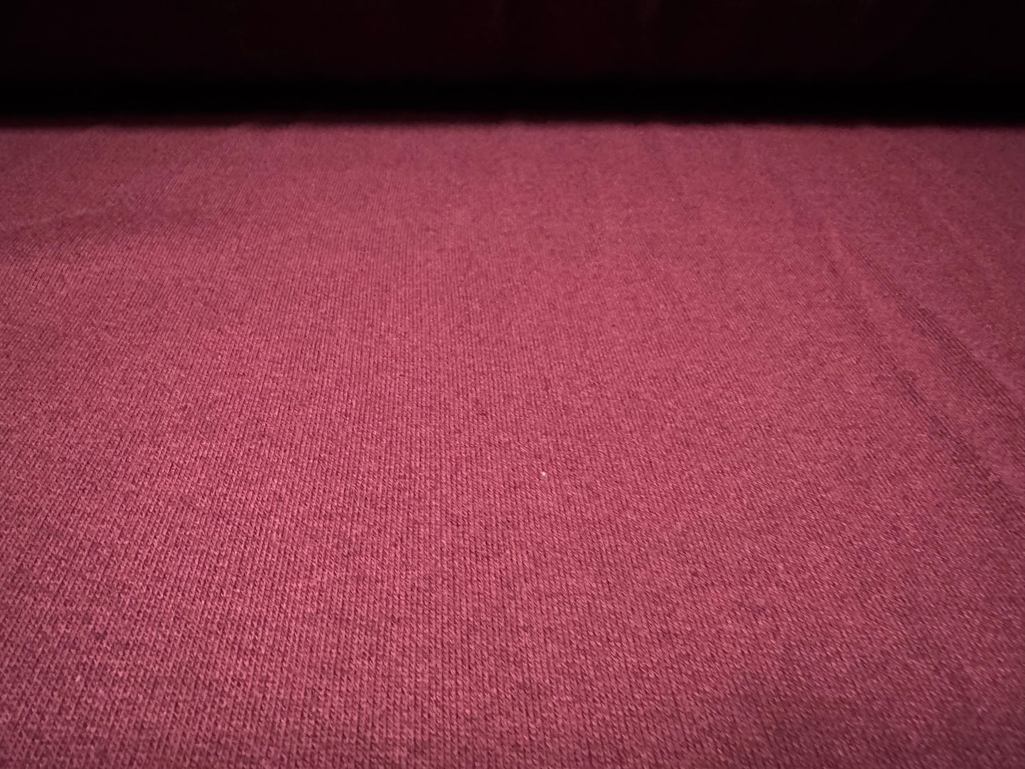 French Terry loopback sweatshirt fabric, per metre - Plain - plum