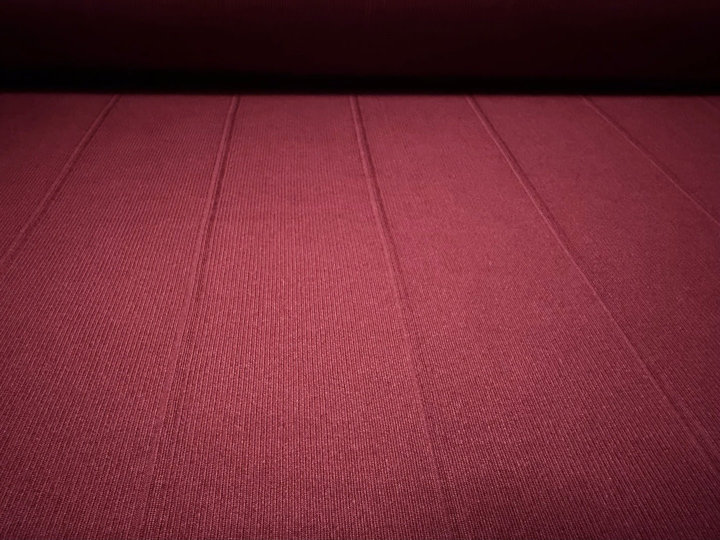 Bandage rib bodycon stretch spandex jersey fabric, per metre - plain - berry