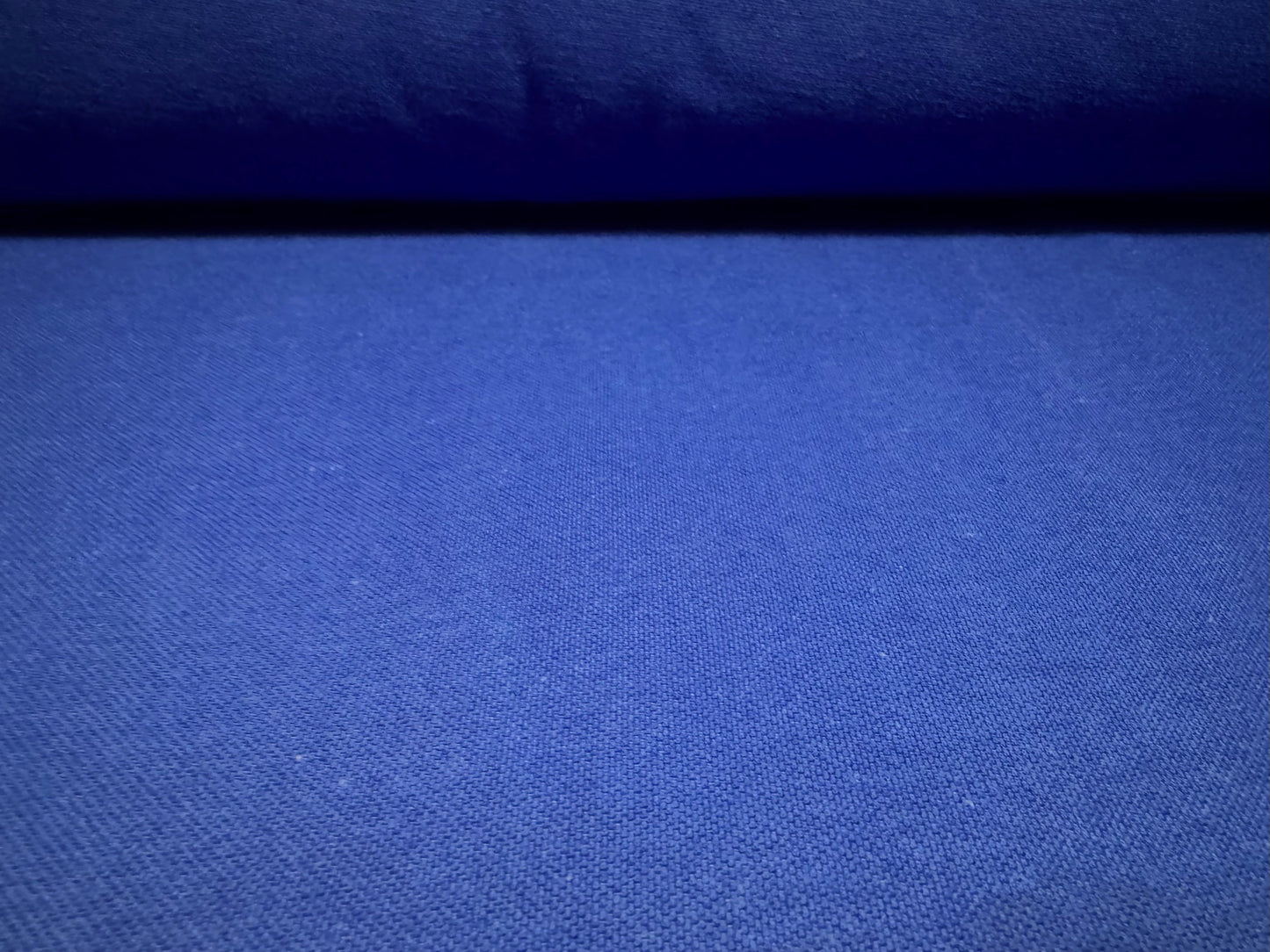 Cotton blend piqué jersey fabric, per metre - plain - Royal Blue