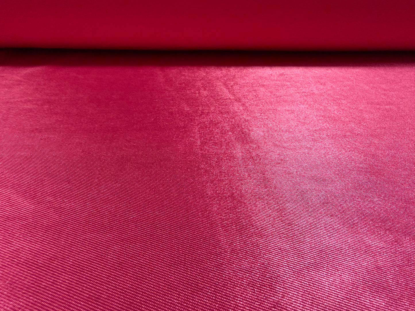 Stretch satin activewear jersey fabric, per metre - plain - cerise pink