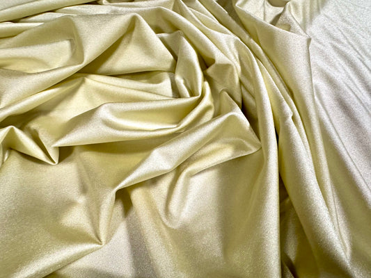 Swimwear stretch spandex jersey fabric, per metre - plain - champagne