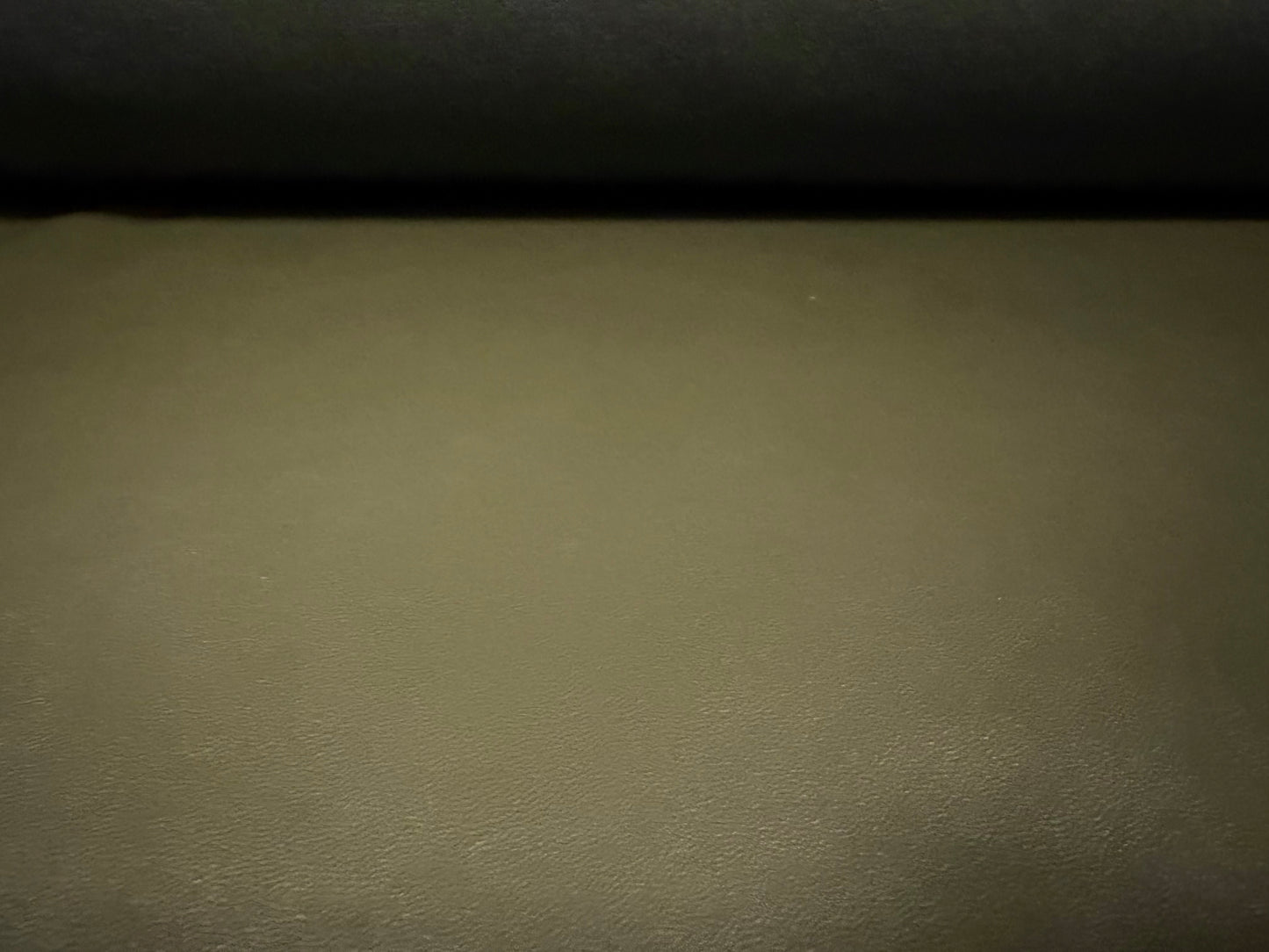 PVC coated stretch double jersey fabric, per metre - plain - olive green