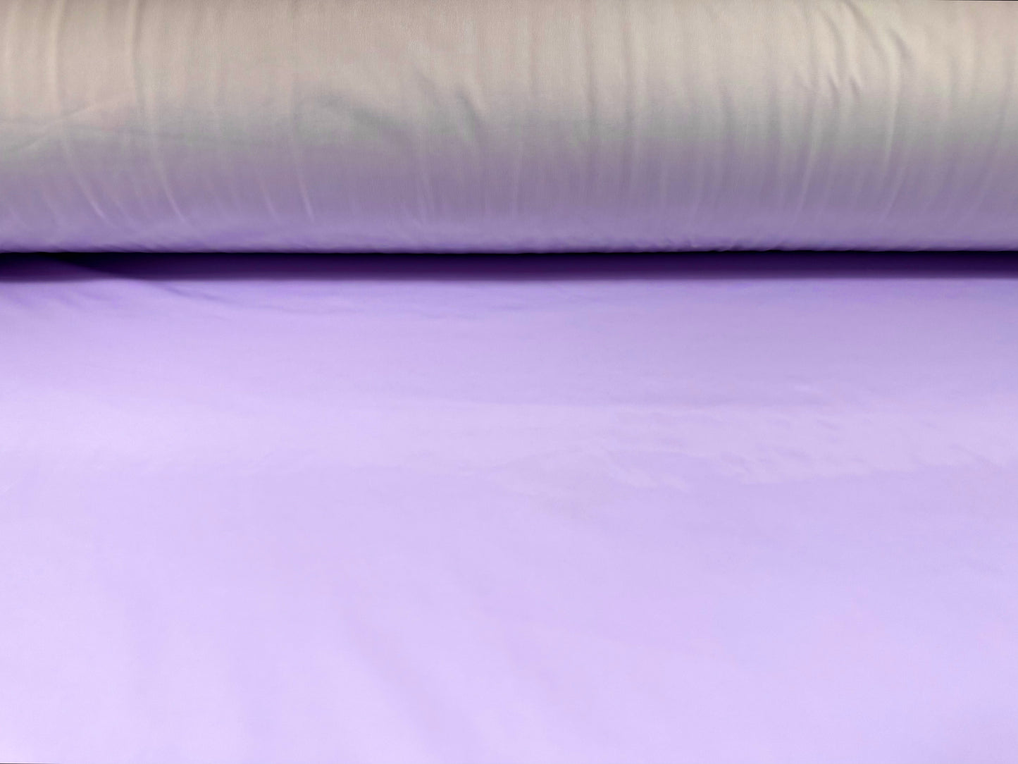 High gloss pvc fabric with comfort stretch, per metre - plain - lilac