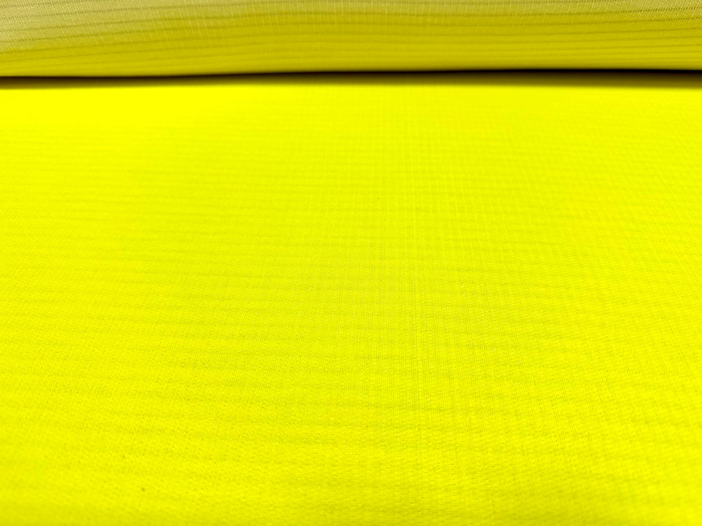 Double jersey knit fabric, per metre - plain - hi visibility yellow