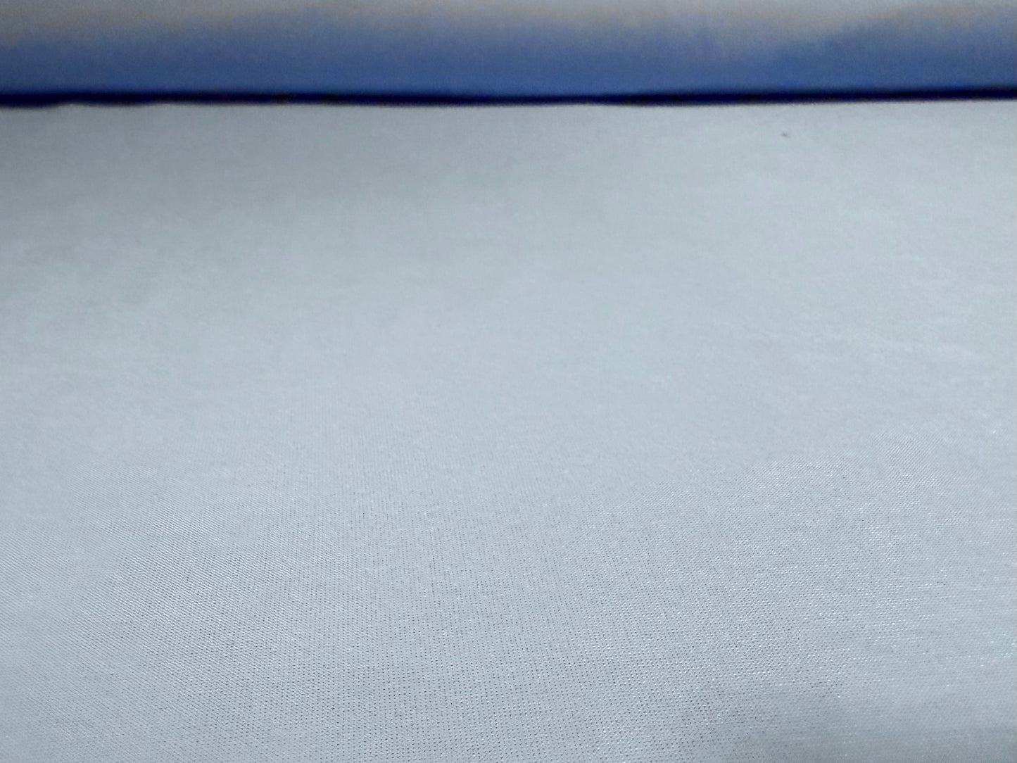 Bamboo spandex stretch single jersey fabric, per metre - plain - sky blue