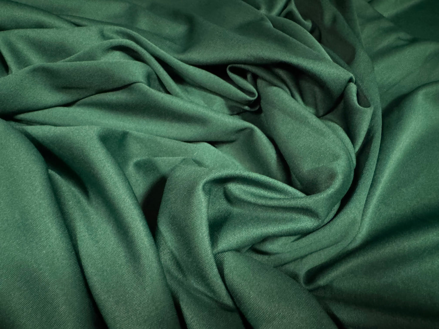 Single Jersey fashion fabric, per metre - plain - hunter green