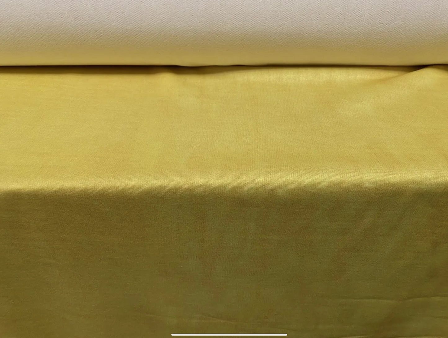 French Terry loopback sweatshirt jersey fabric, per metre - mottled print - yellow gold