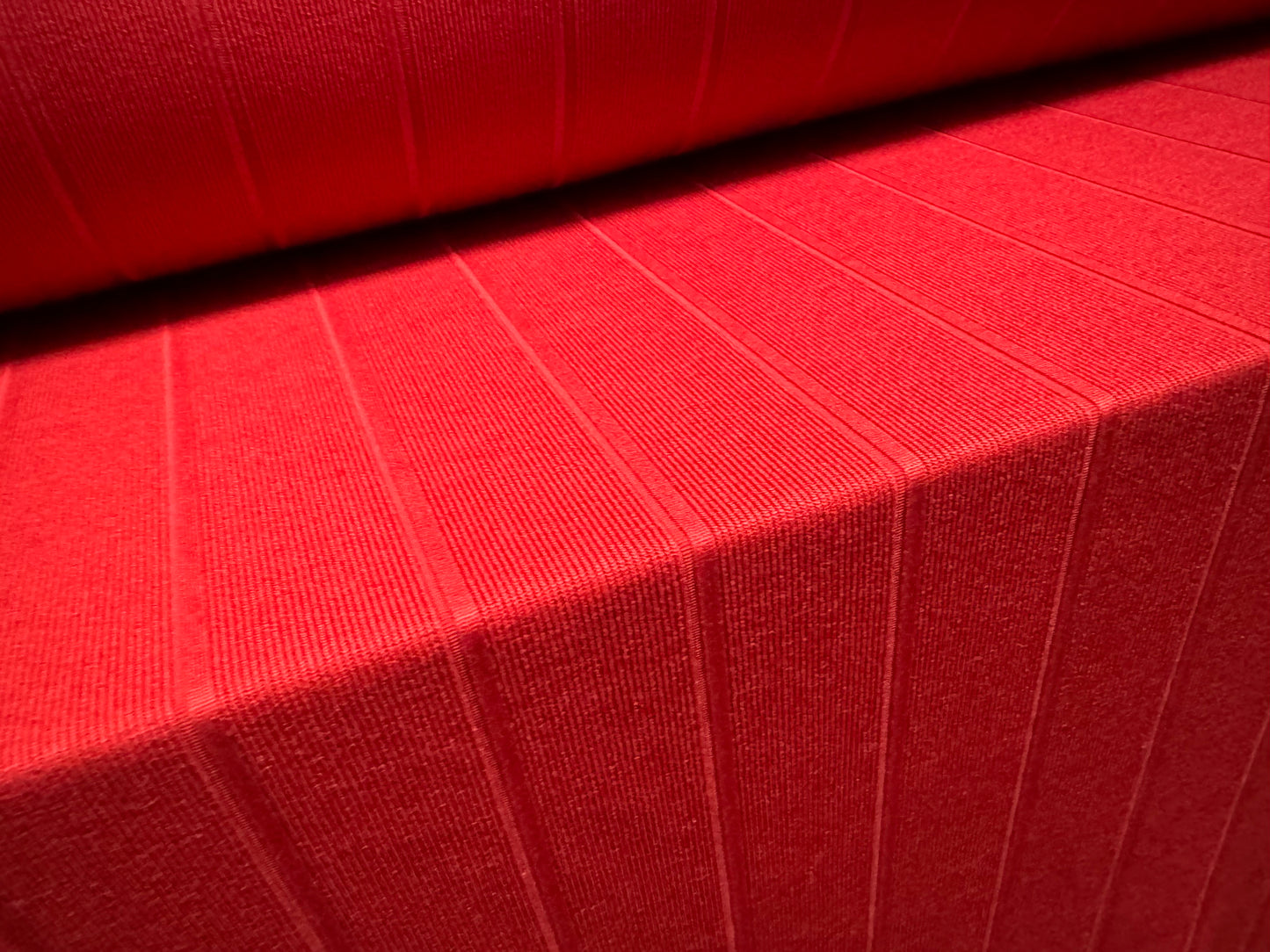 Bandage rib stretch spandex bodycon jersey fabric, per metre - plain - Manchester red