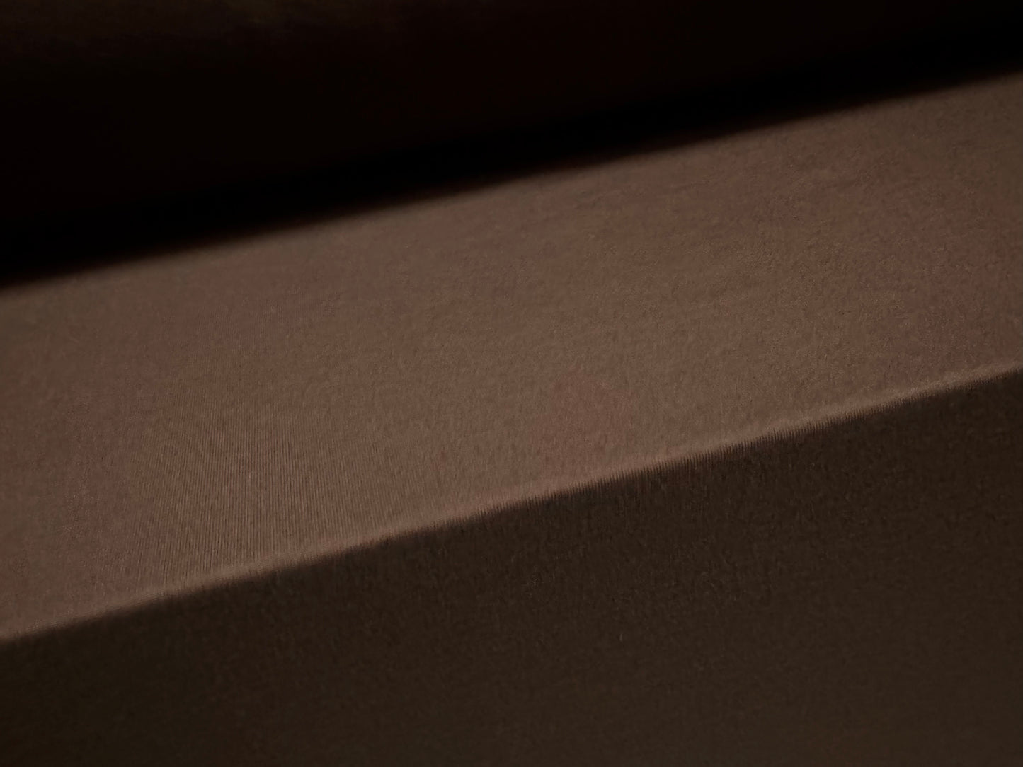 Viscose spandex stretch single jersey fabric, per metre - plain - dark brown