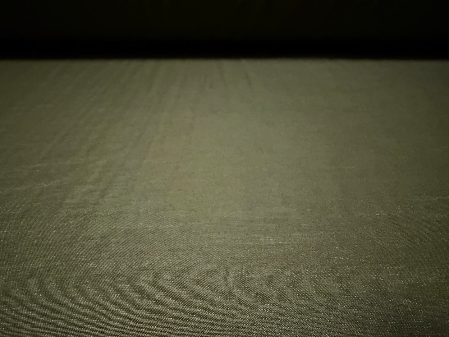 Plain weave lightweight shimmer fabric, per metre - khaki green