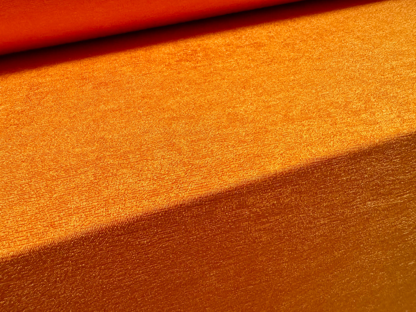 Slinky Stretch spandex jersey fabric, per metre - plain - satsuma orange