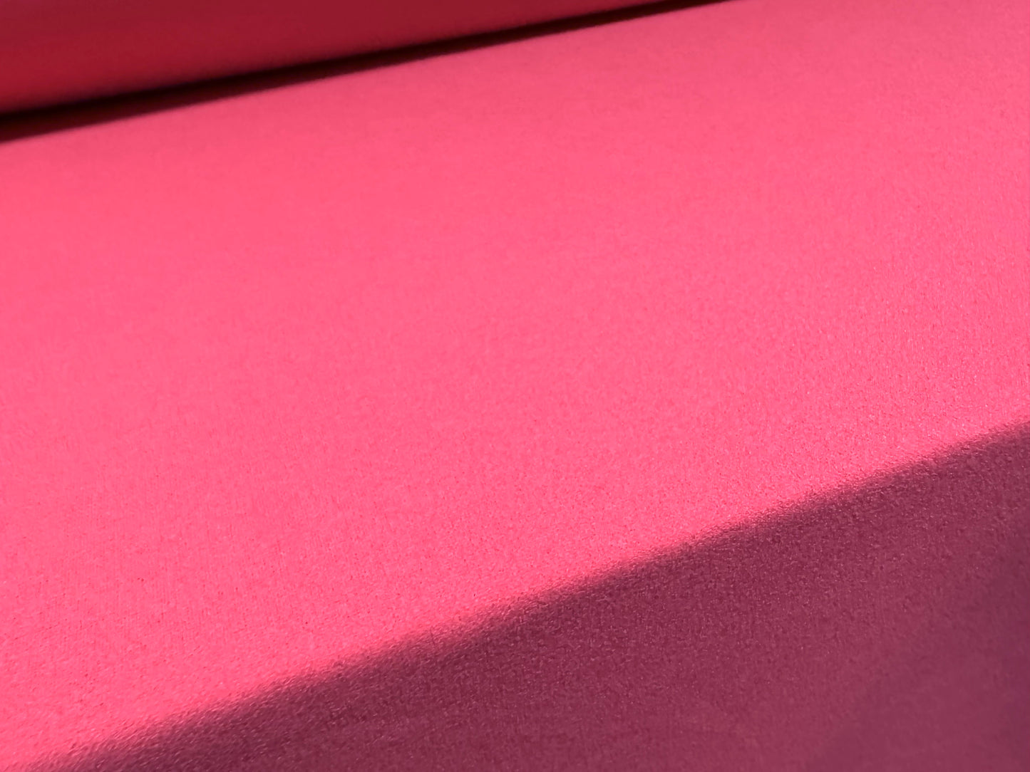 Scuba crepe stretch spandex double jersey fabric, per metre - plain - hot pink