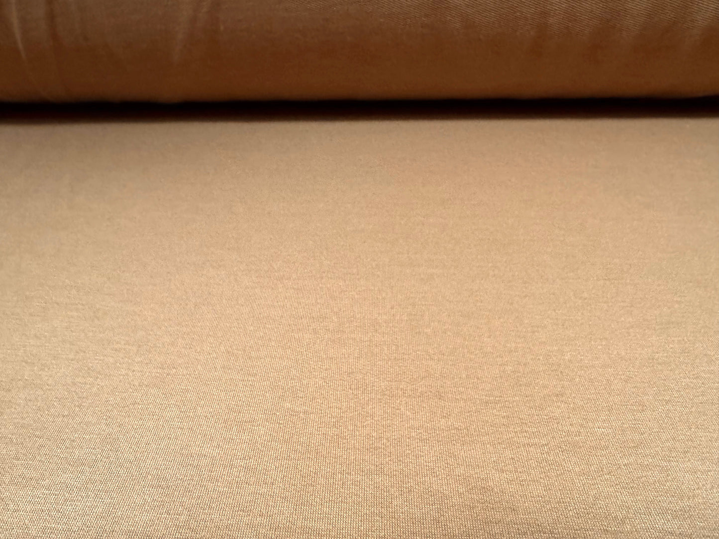Soft handle French Terry loopback jersey fabric, per metre - Plain - brown