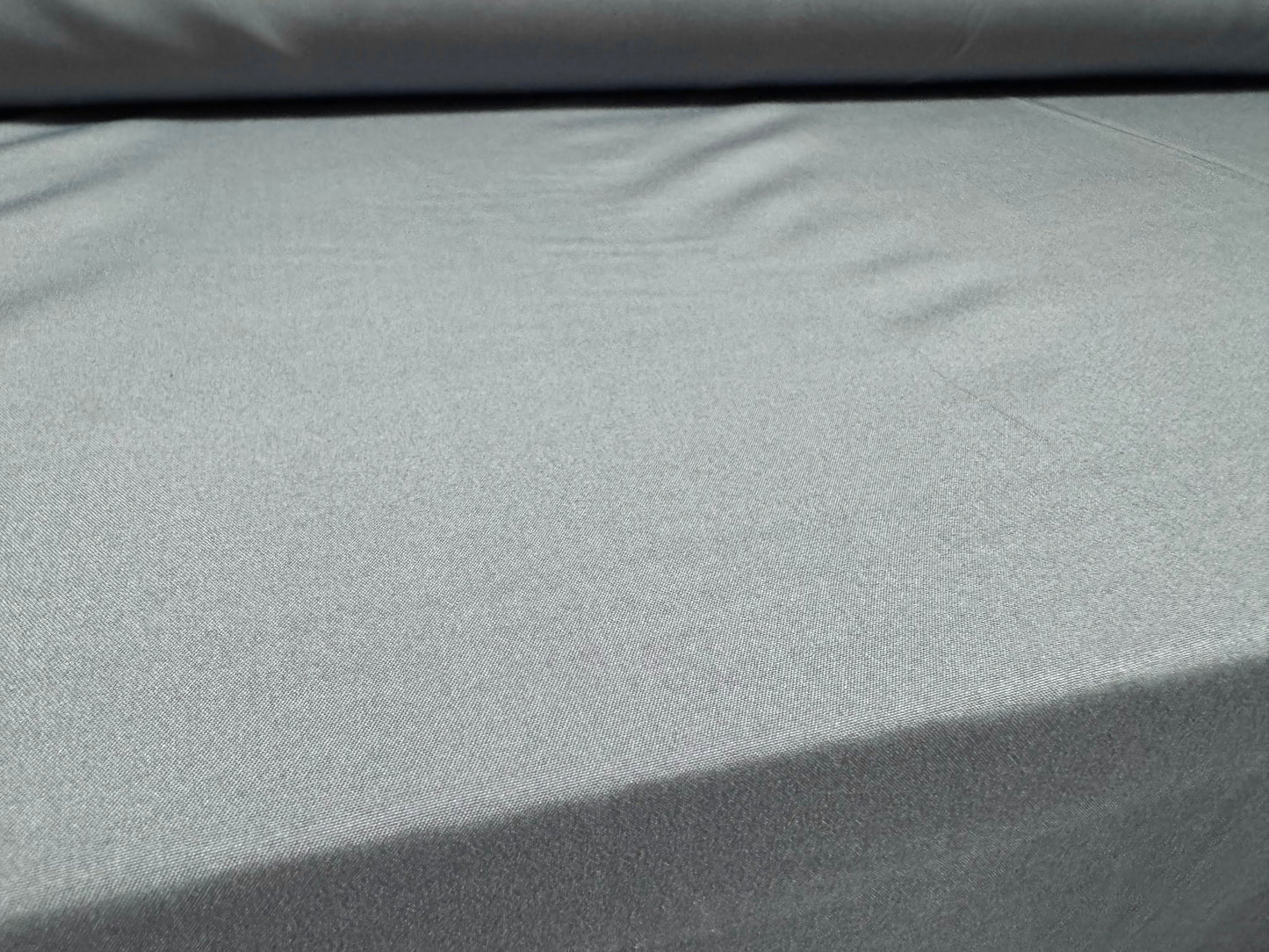 Soft plain weave dress fabric, per metre - grey
