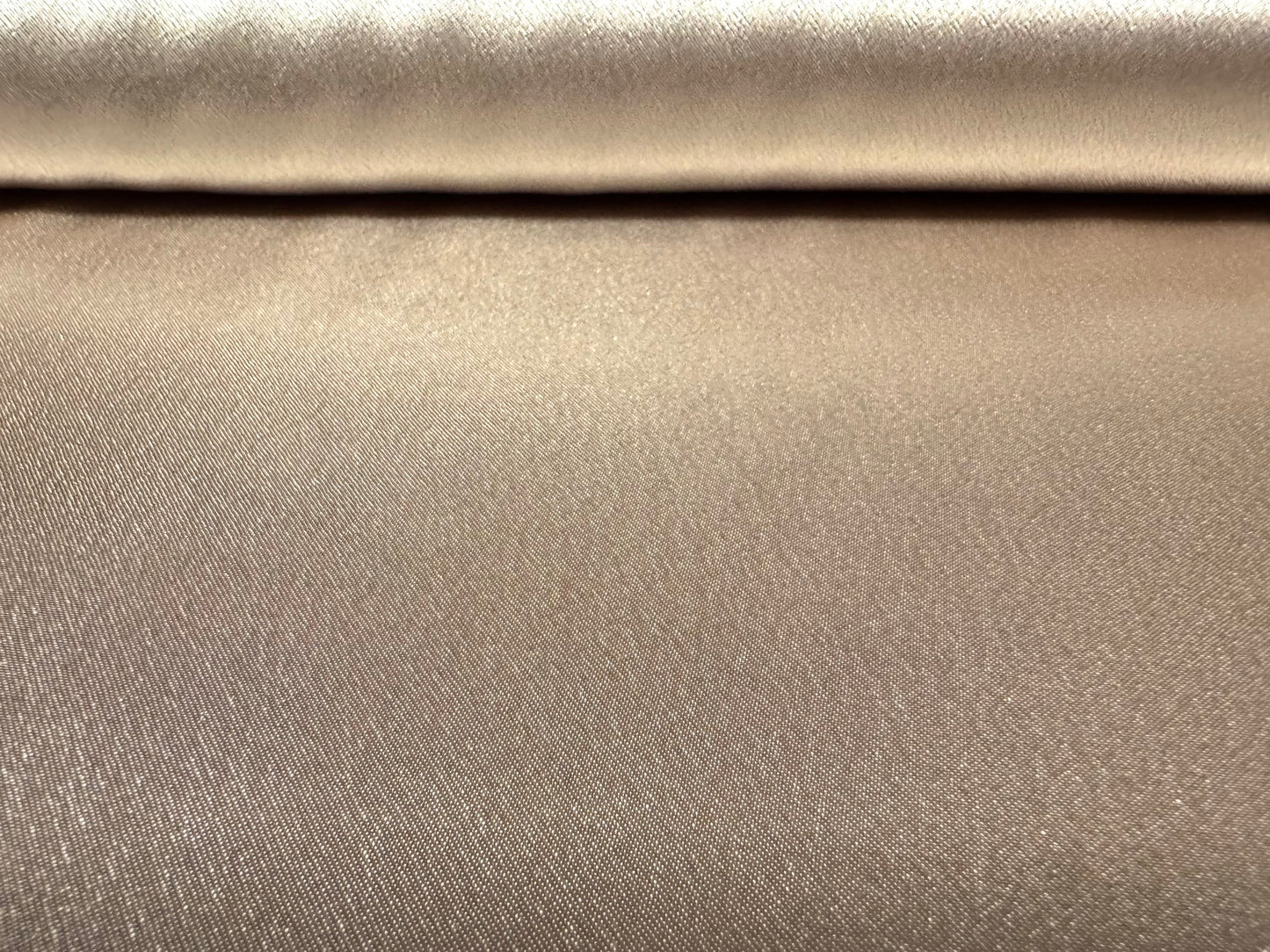 Crepe back sateen woven dress fabric, per metre - plain - skin tone