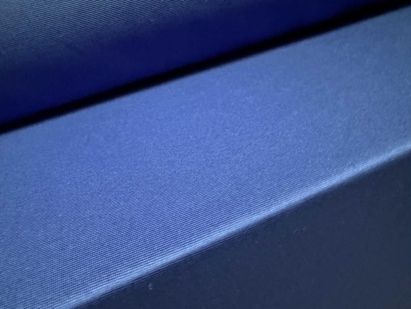 Double Jersey stretch spandex fabric, per metre - plain - Royal Blue