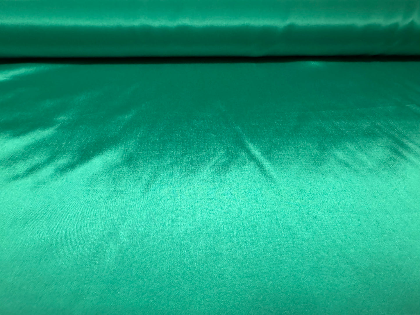 Crepe de chine woven dress fabric, per metre - plain - jade green