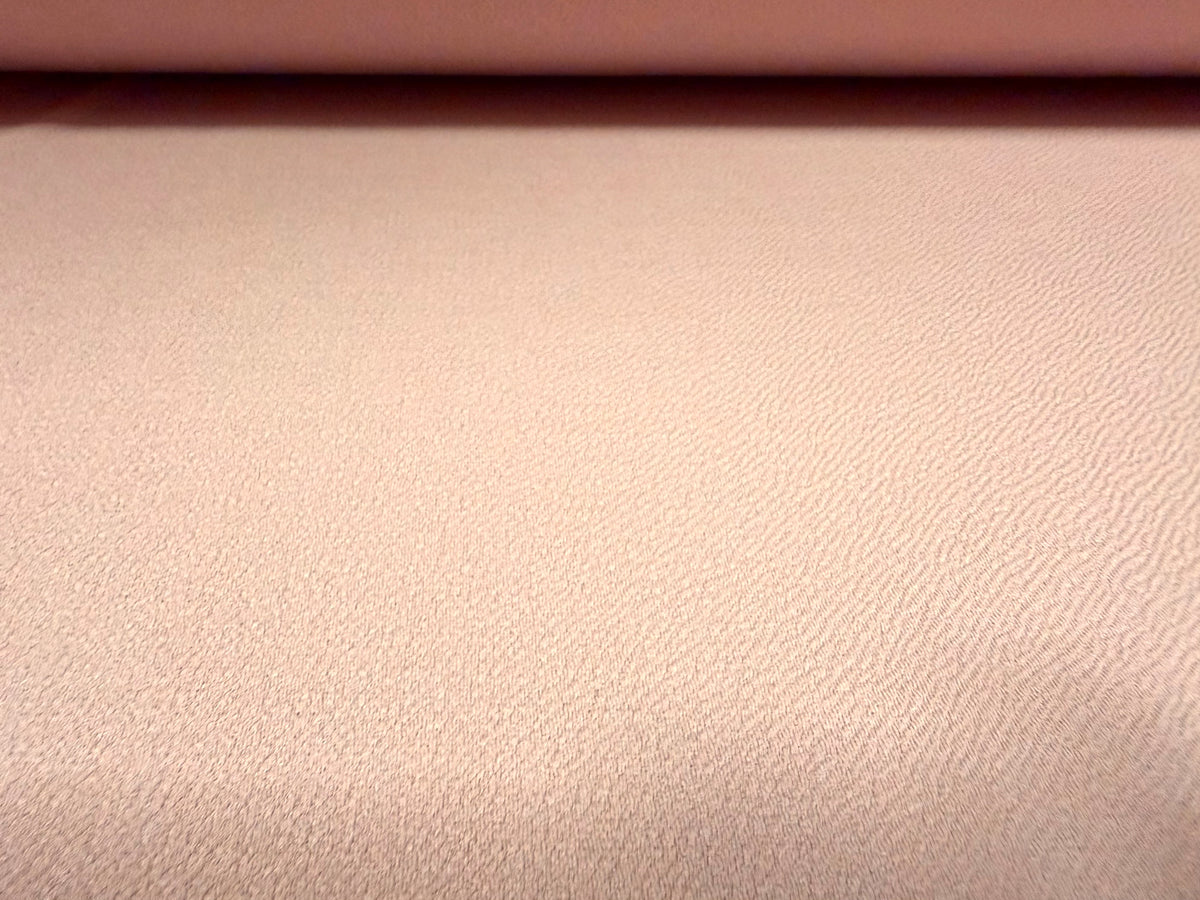 Waterfall stretch double jersey fabric, per metre - plain - pale rose pink