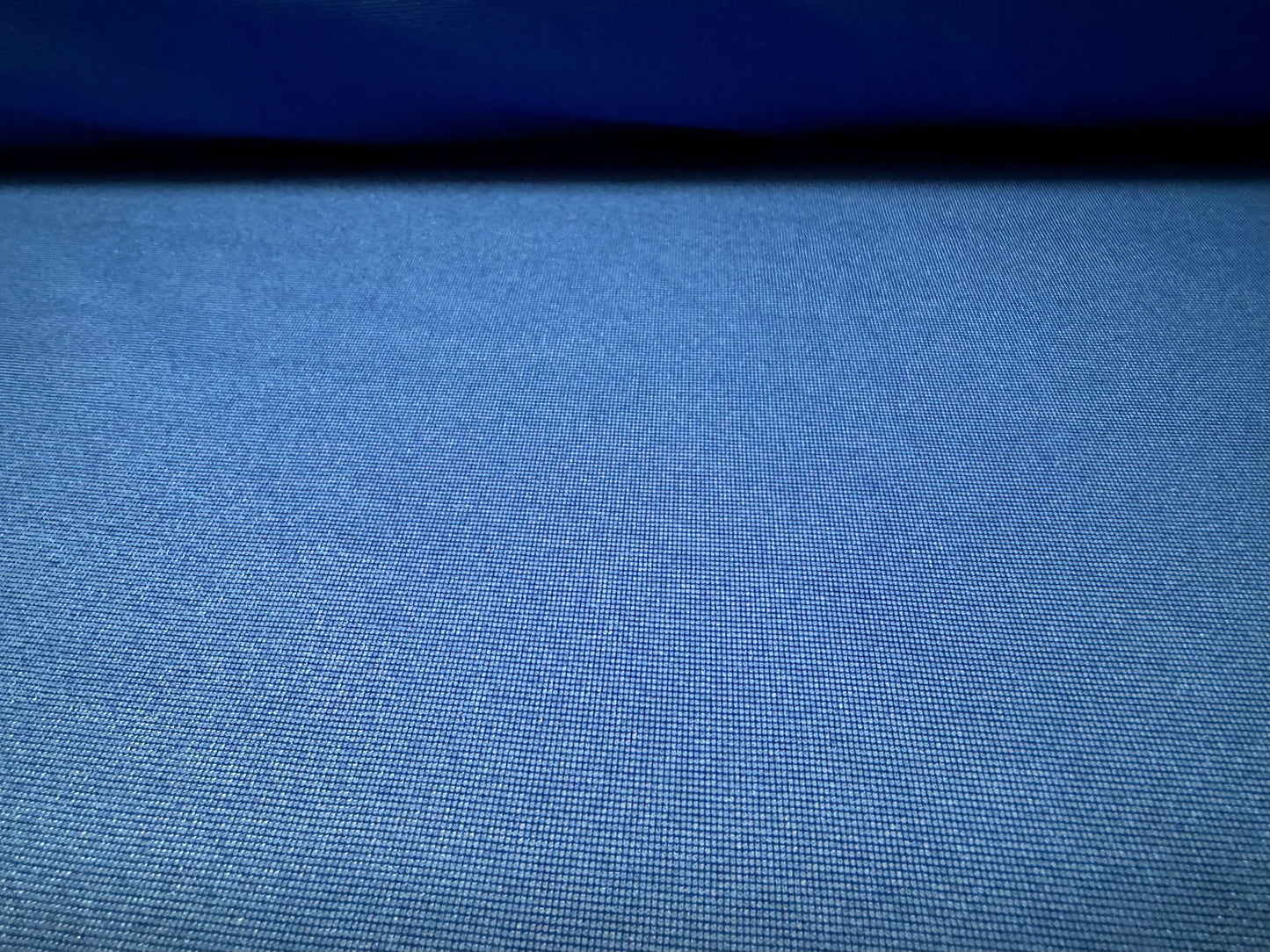 Double Jersey stretch spandex fabric, per metre - plain - Royal Blue