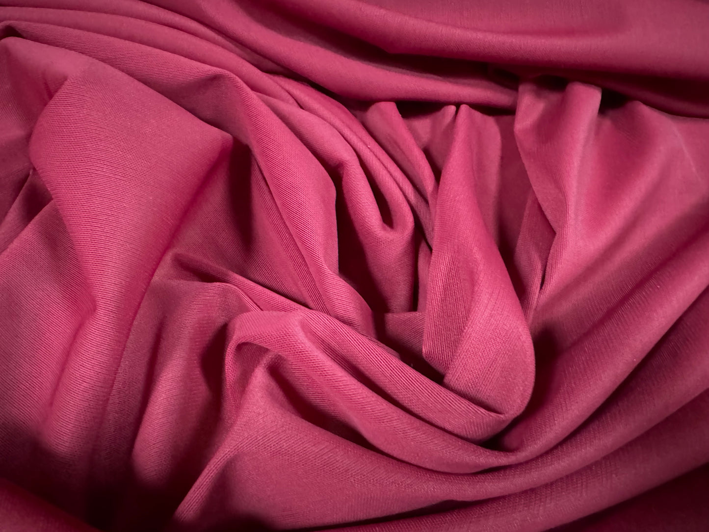 Original power net mesh stretch spandex body control fabric, per metre - plain - fuchsia