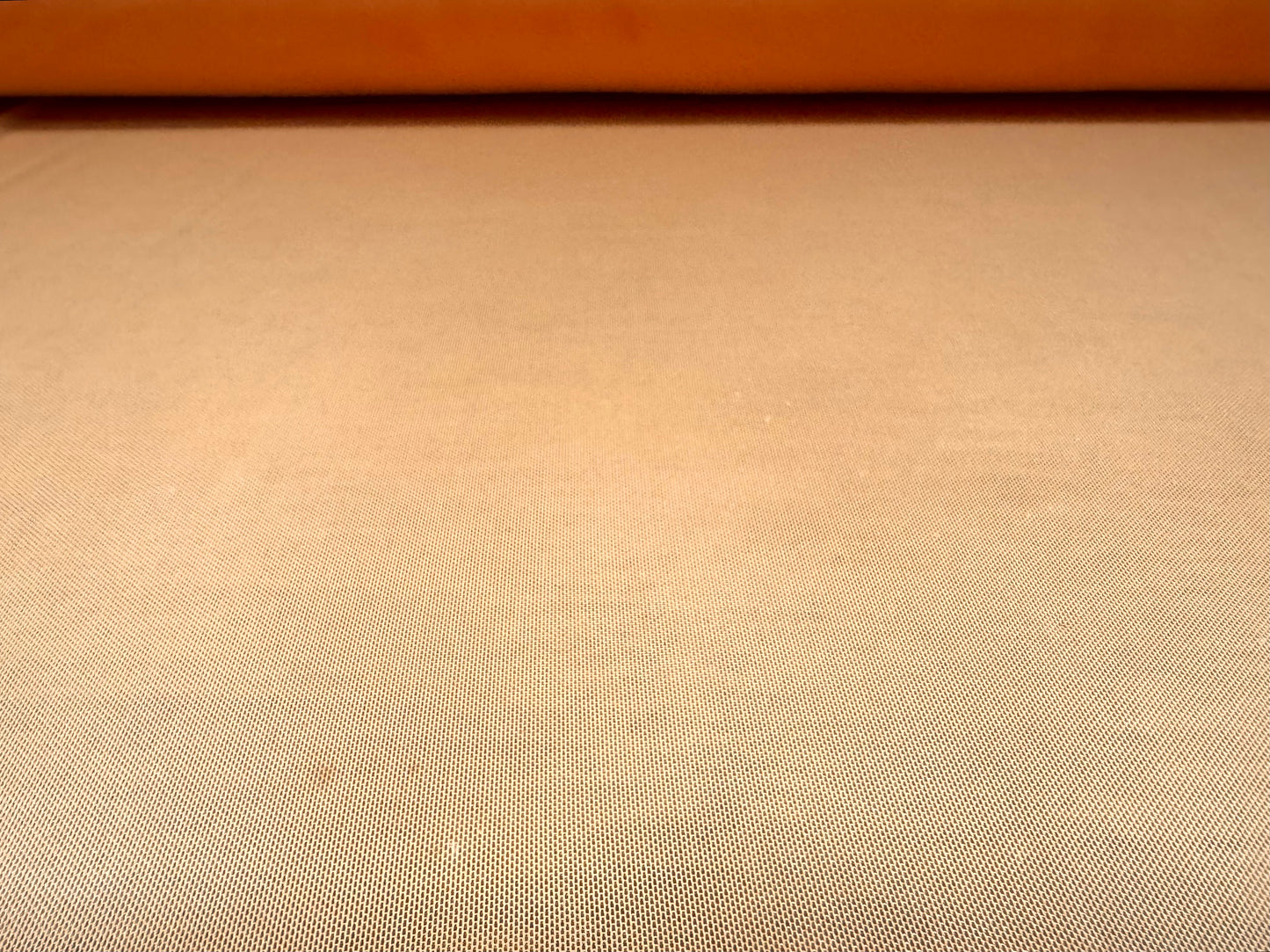 Power mesh net stretch spandex fabric, per metre - plain - apricot
