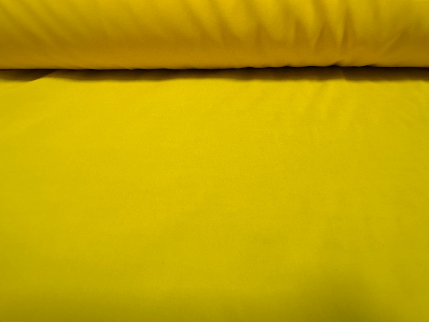 Lightweight woven nylon fabric, per metre - plain - canary yellow
