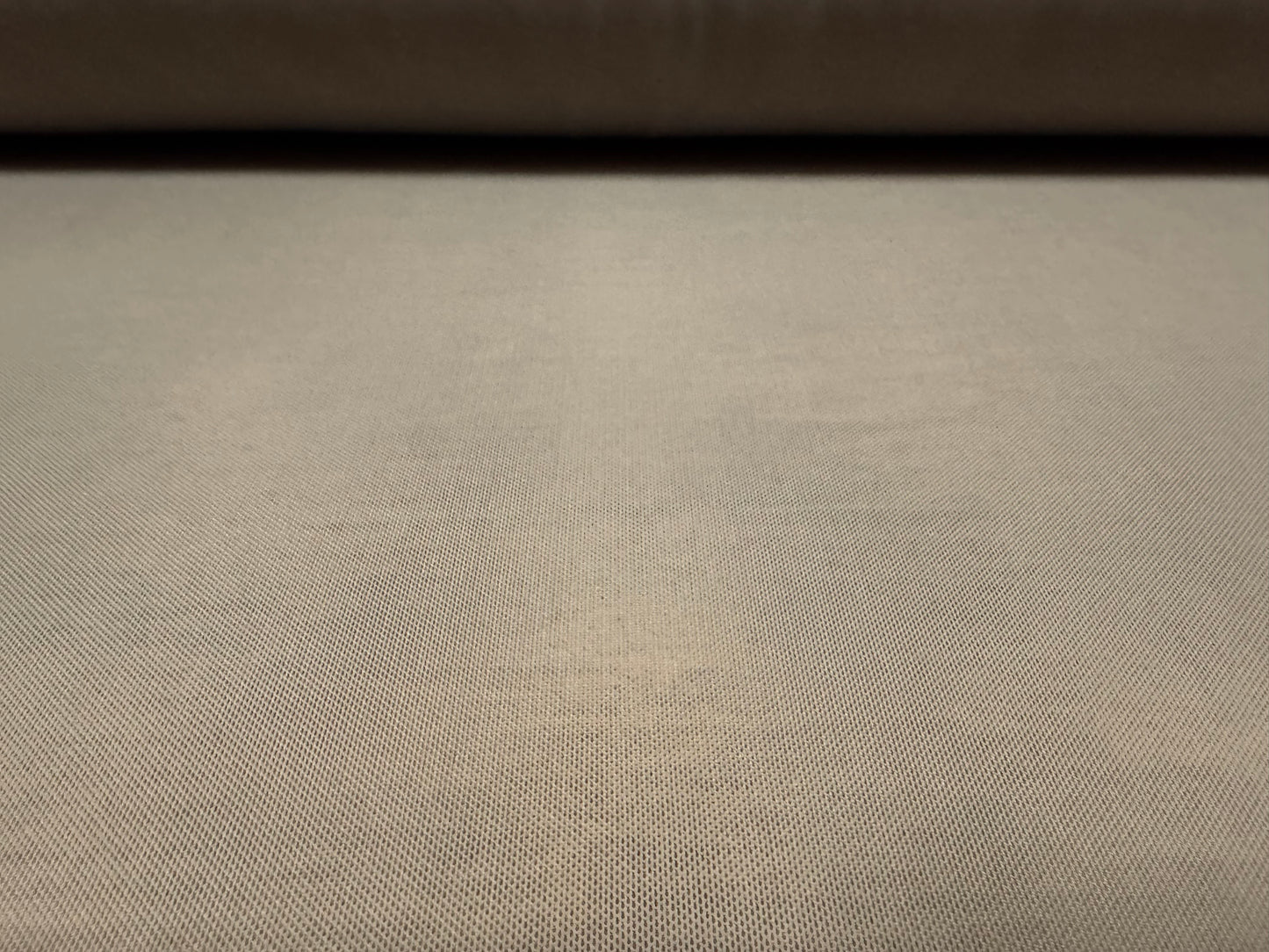 Power mesh net stretch spandex fabric, per metre - plain - mushroom