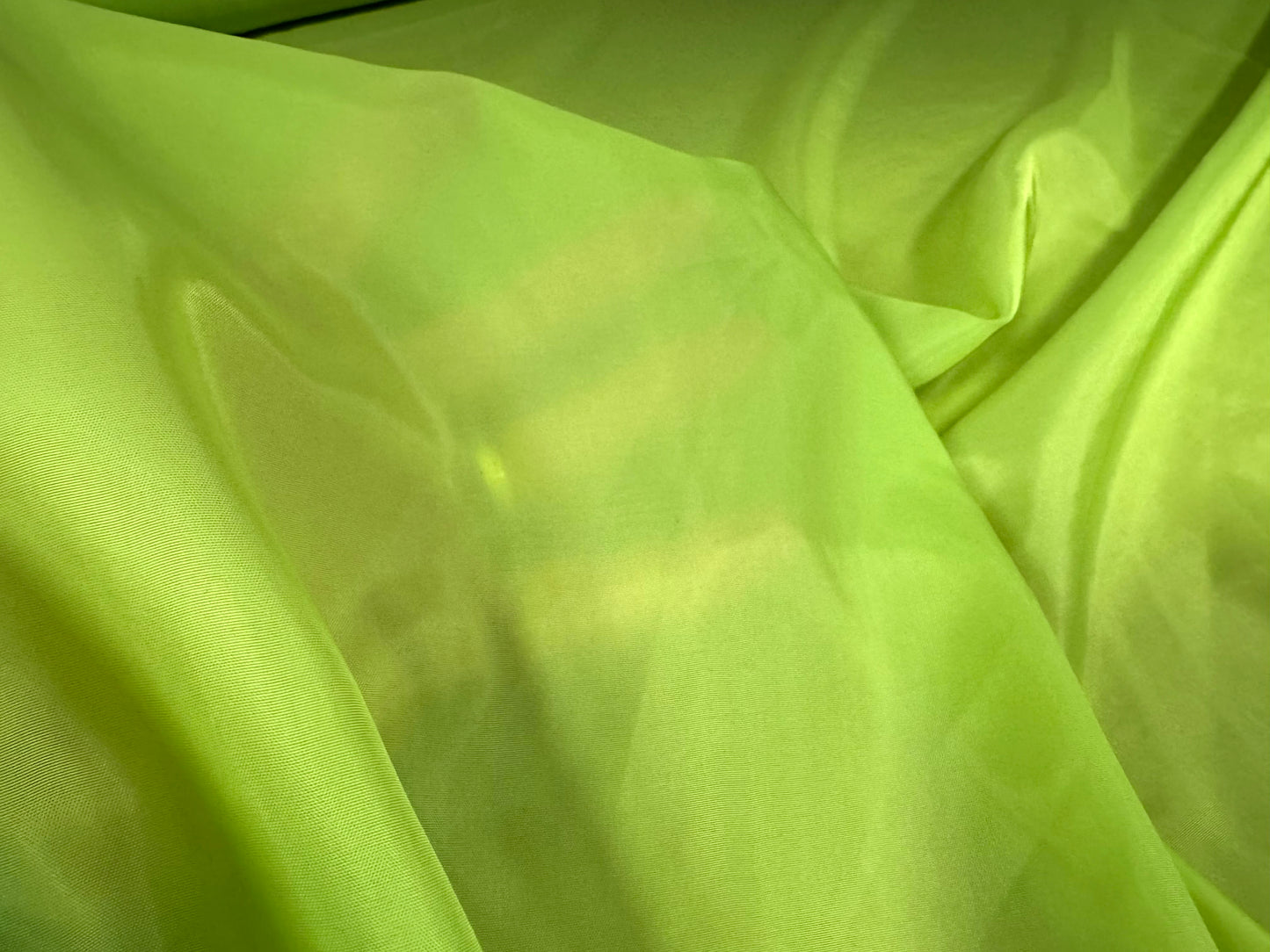 Soft organza lightweight dress fabric, per metre - plain - apple green