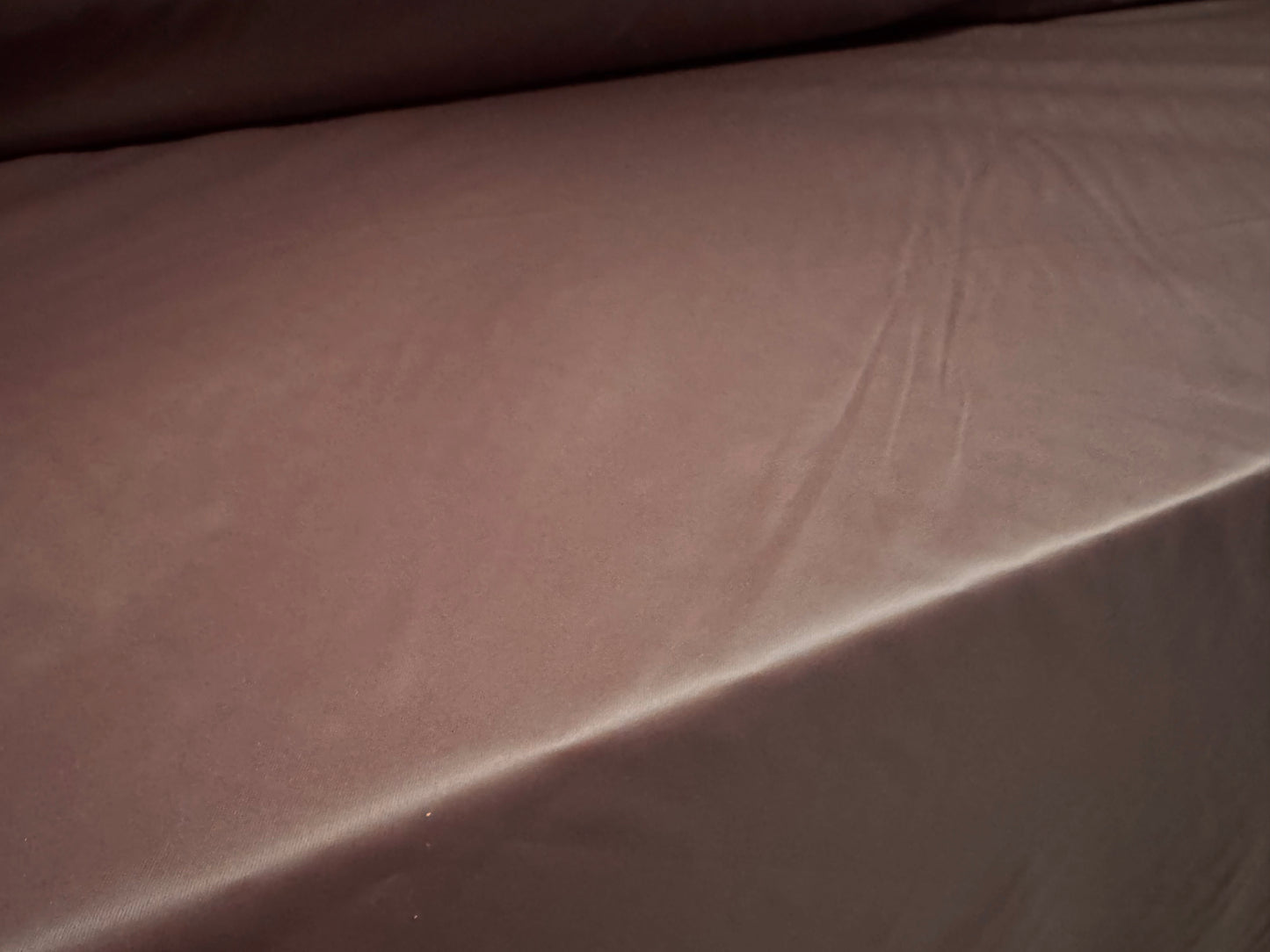 Coated nylon fabric, per metre - plain - aubergine