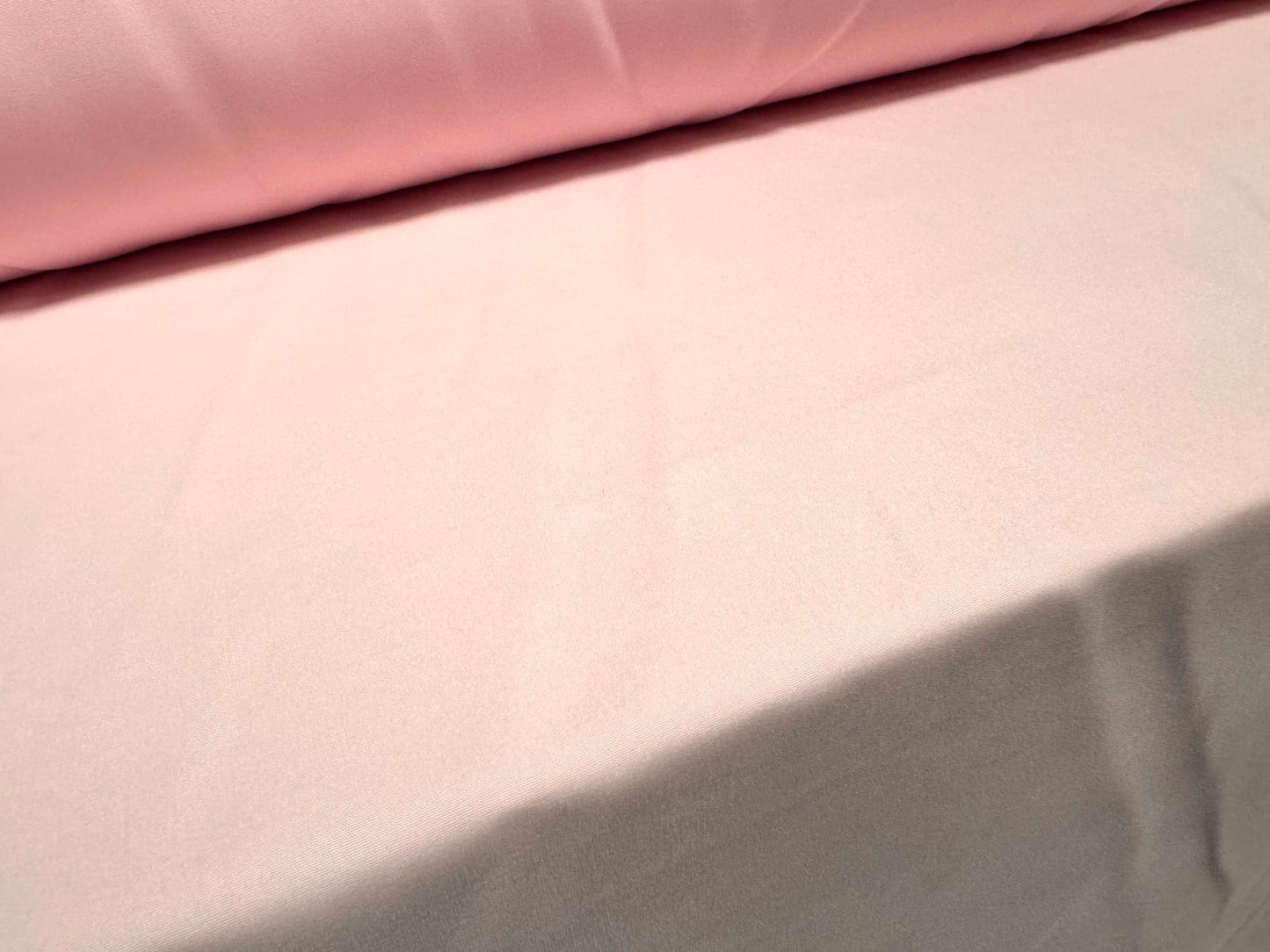 Nylon microfibre plain weave fabric, per metre - baby pink
