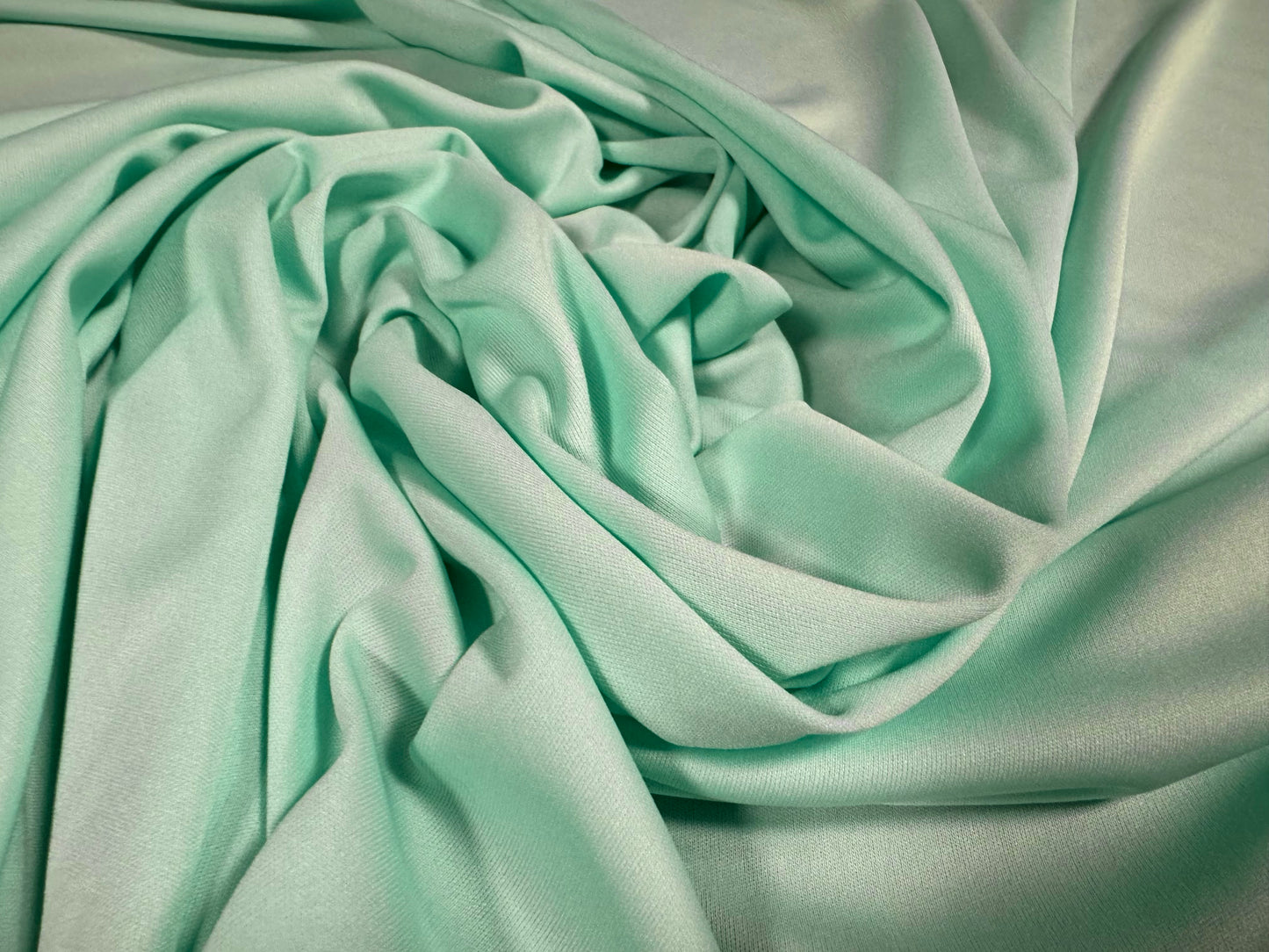 Single Jersey fashion fabric, per metre - plain - spearmint