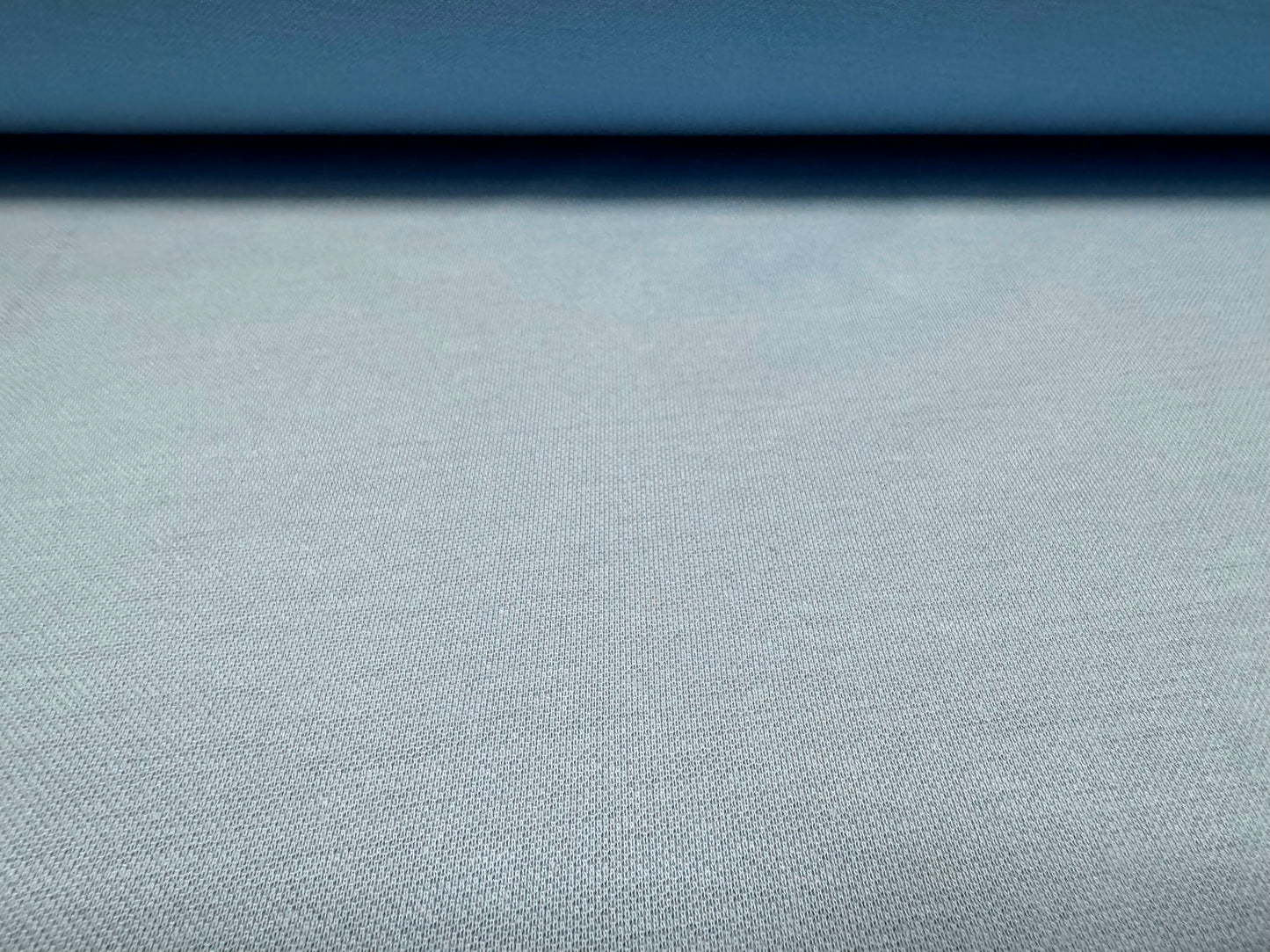 Cotton blend piqué jersey fabric, per metre - plain - Sky Blue