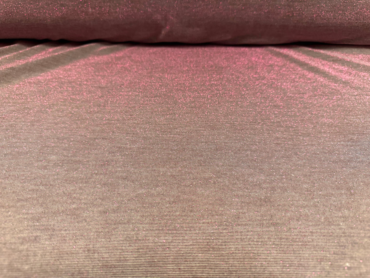 Metallic stretch single jersey fashion fabric, per metre - lurex sparkle - lilac