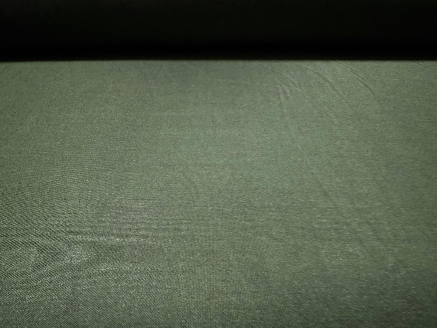 Disco shimmer stretch spandex jersey fabric, per metre - plain - Olive green