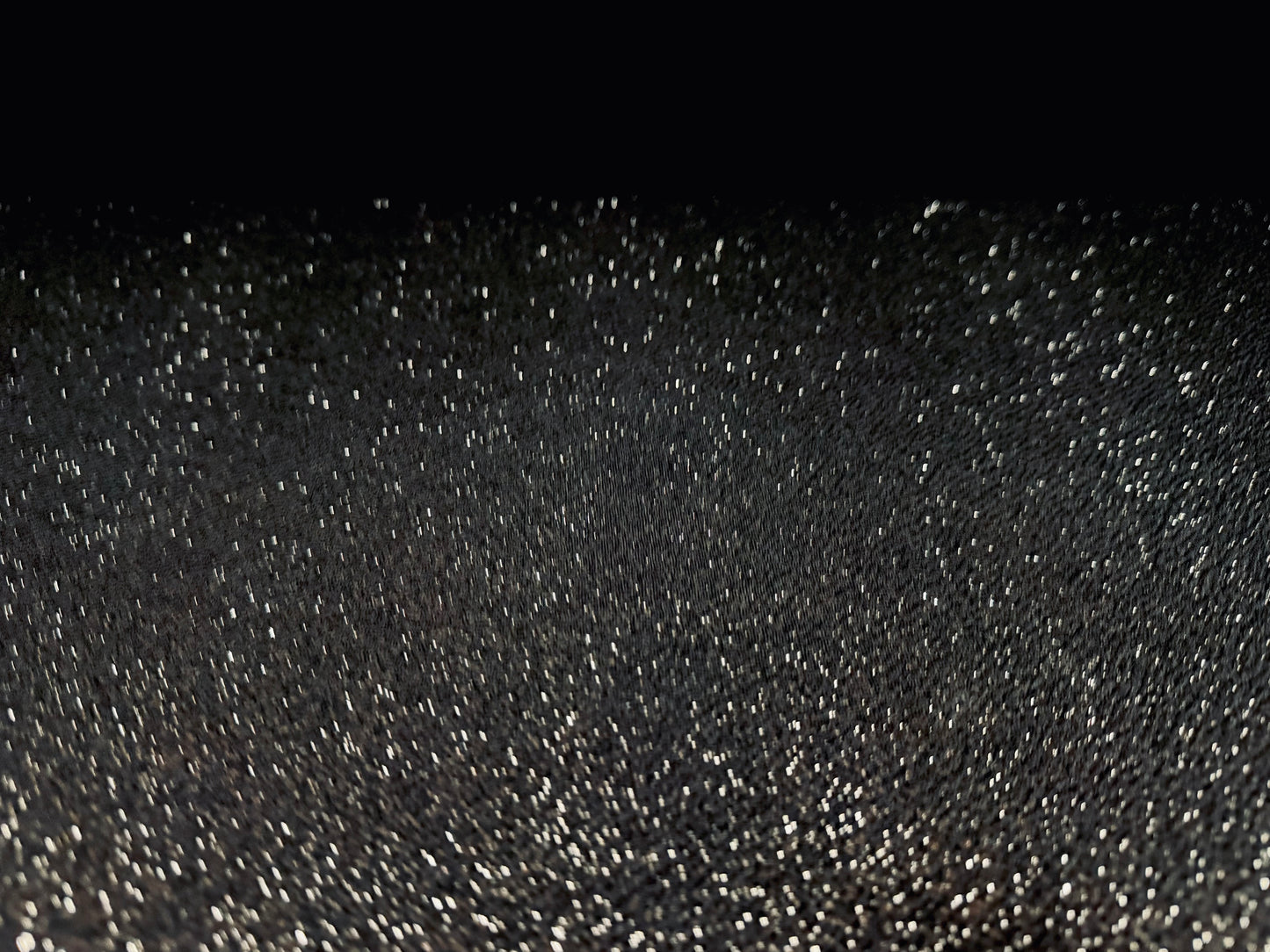 Metallic textured scuba stretch jersey dress fabric, per metre - black with silver sparkle