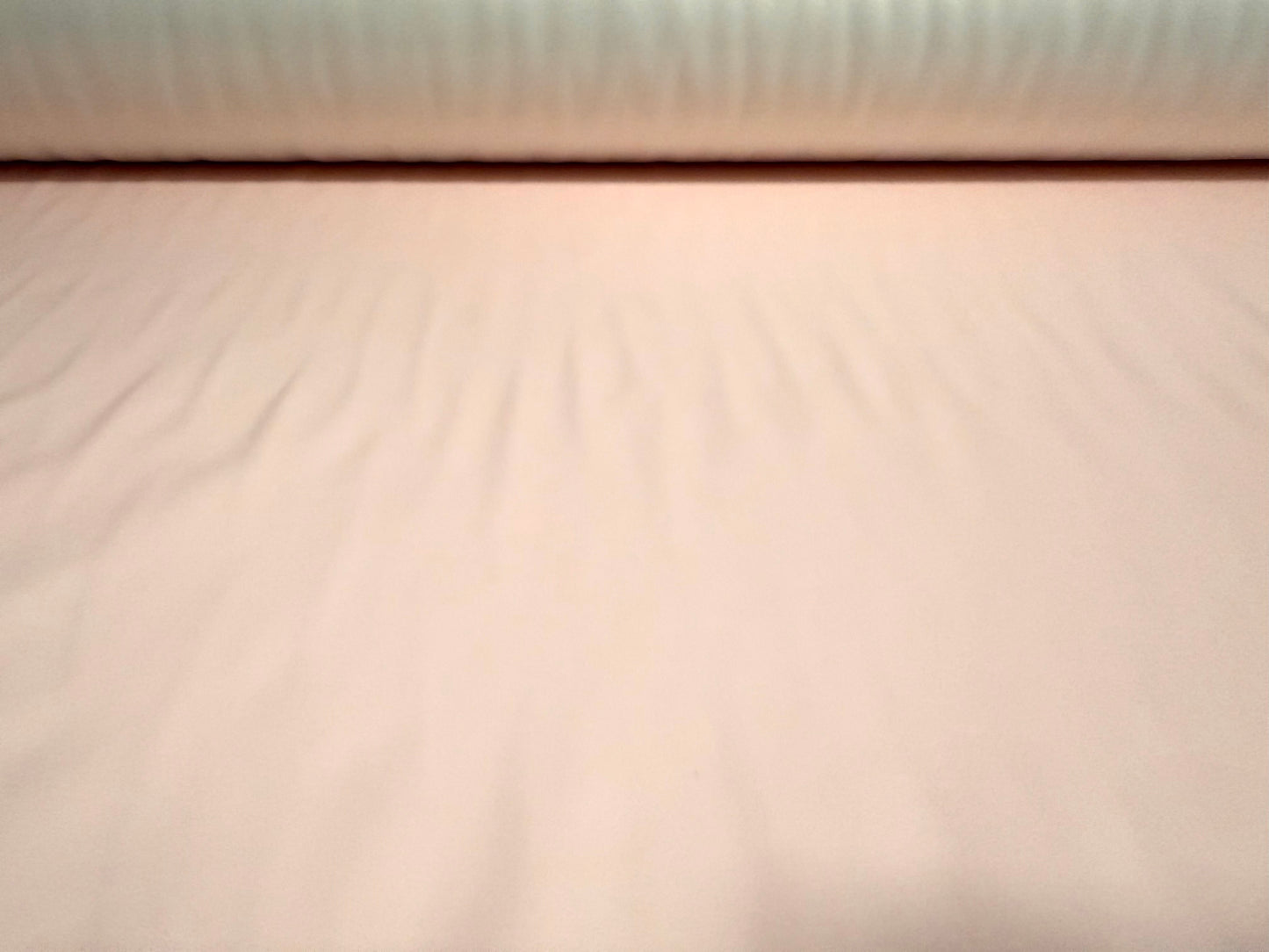 Faux leather pvc coated double jersey fabric, per metre - plain - light pink
