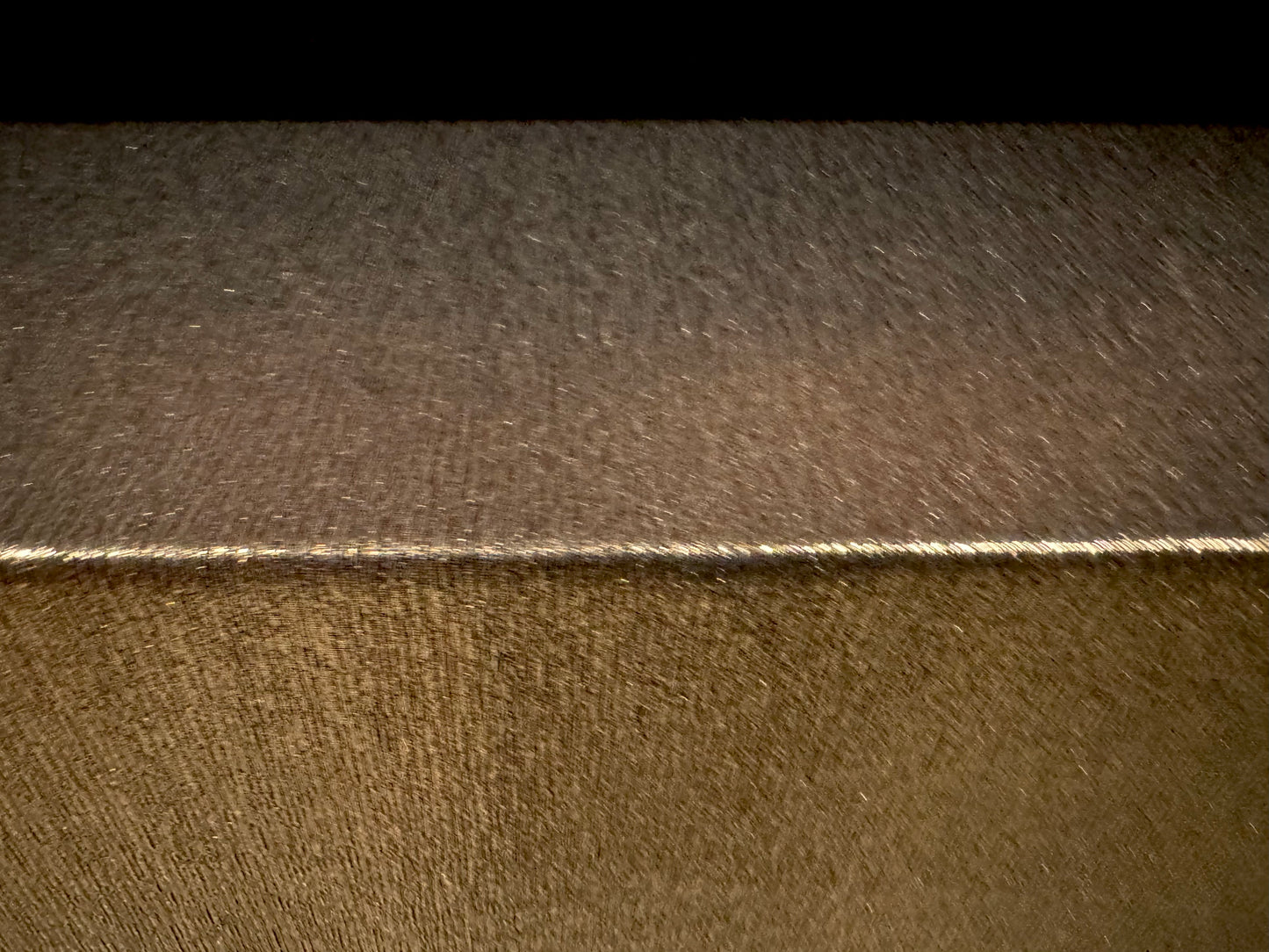 Slinky spandex jersey fabric with metallic finish, per metre - black & bronze