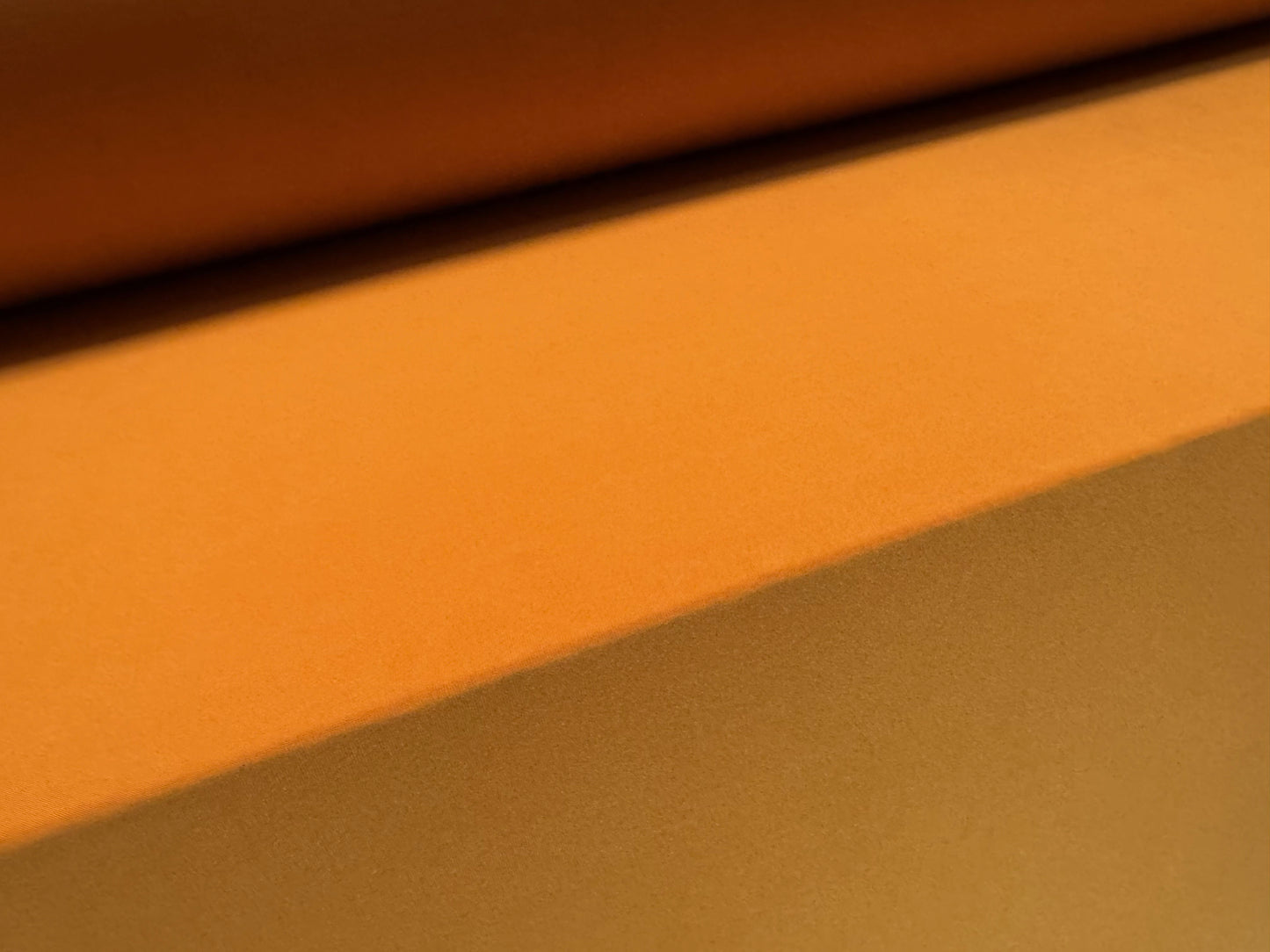 Soft touch spandex stretch jersey dress fabric, per metre - plain - turmeric