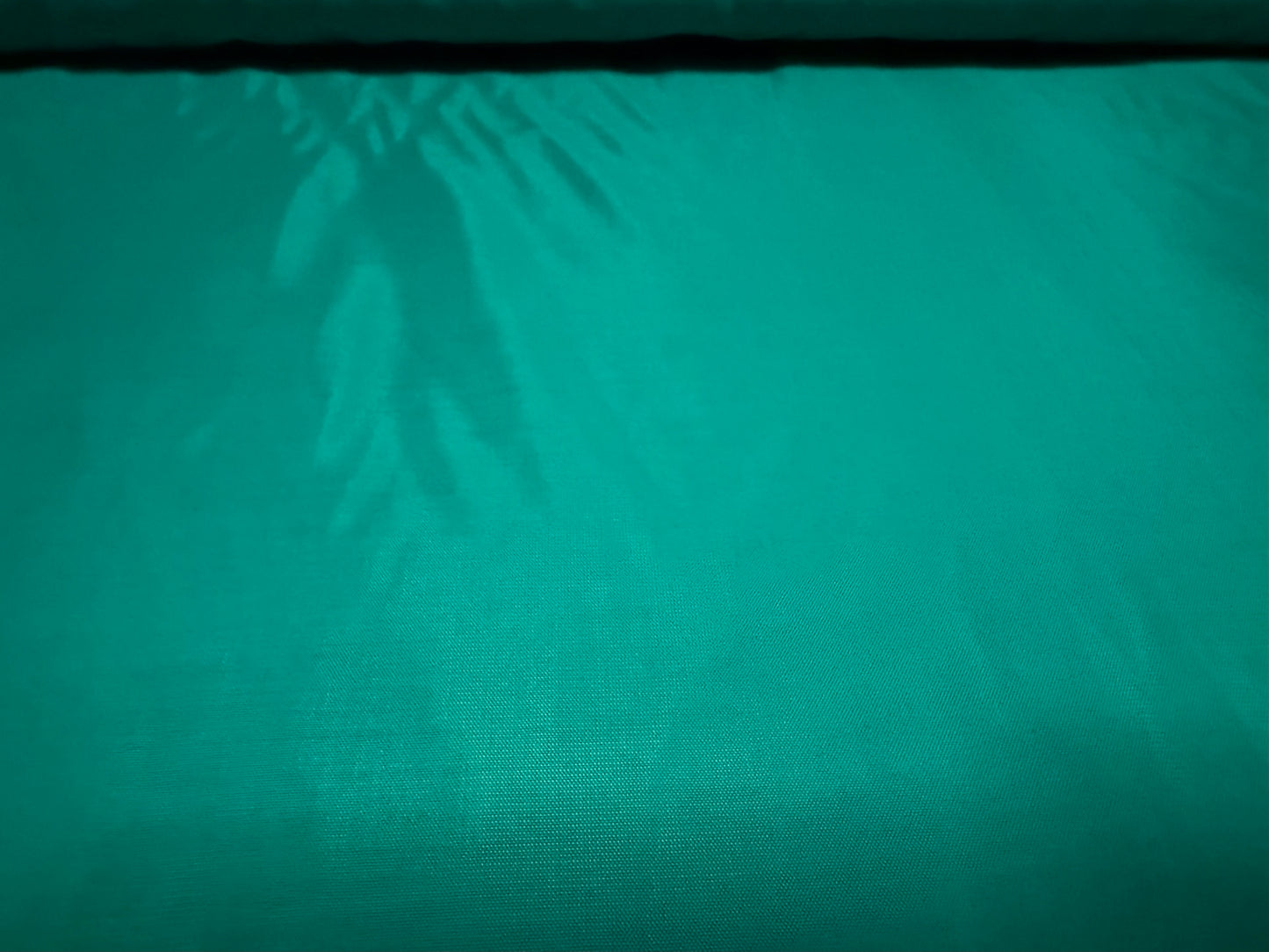 Lightweight woven nylon fabric, per metre - plain - jade green