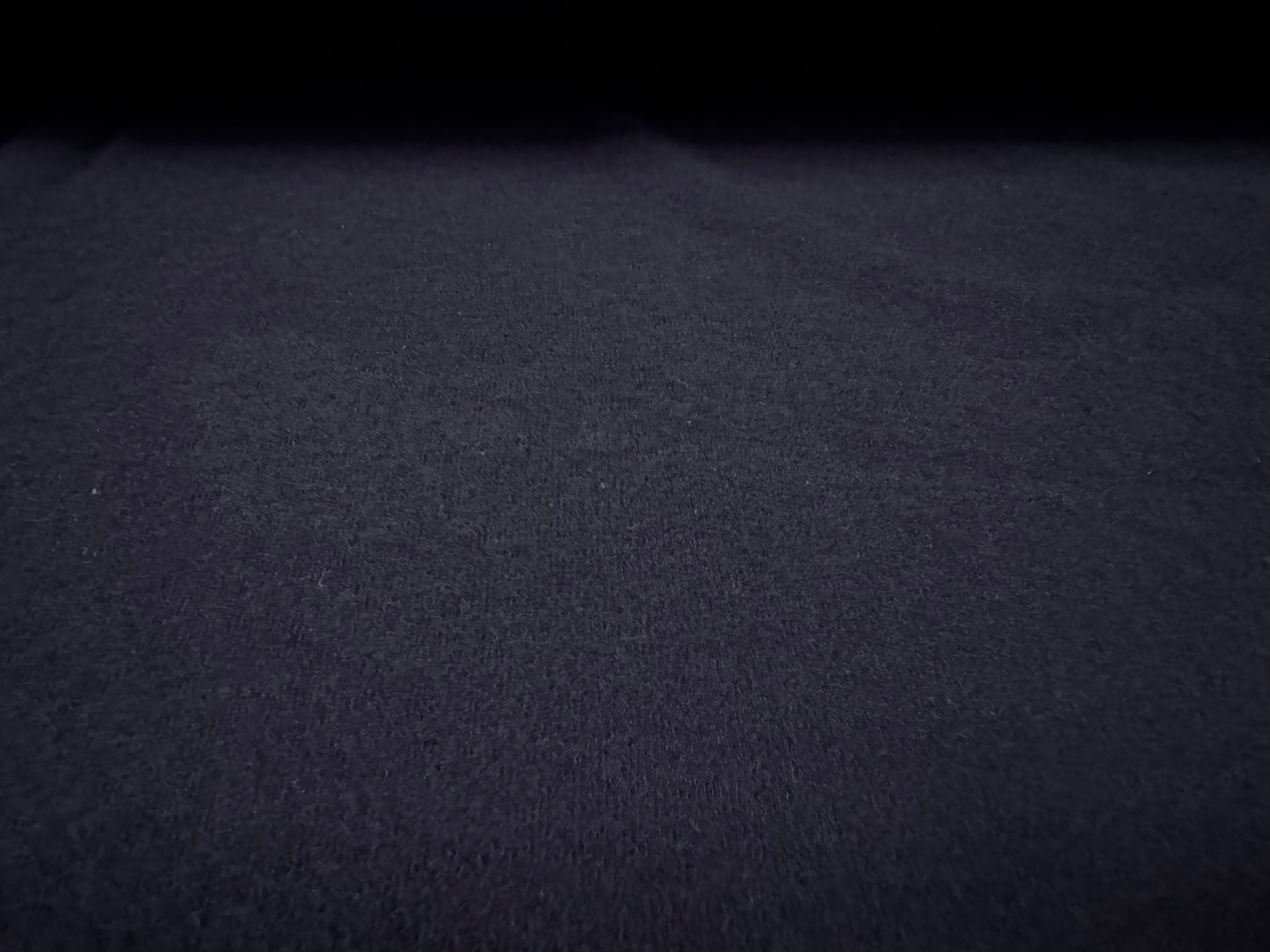 Polar fleece fabric, per metre - plain - dark navy blue.