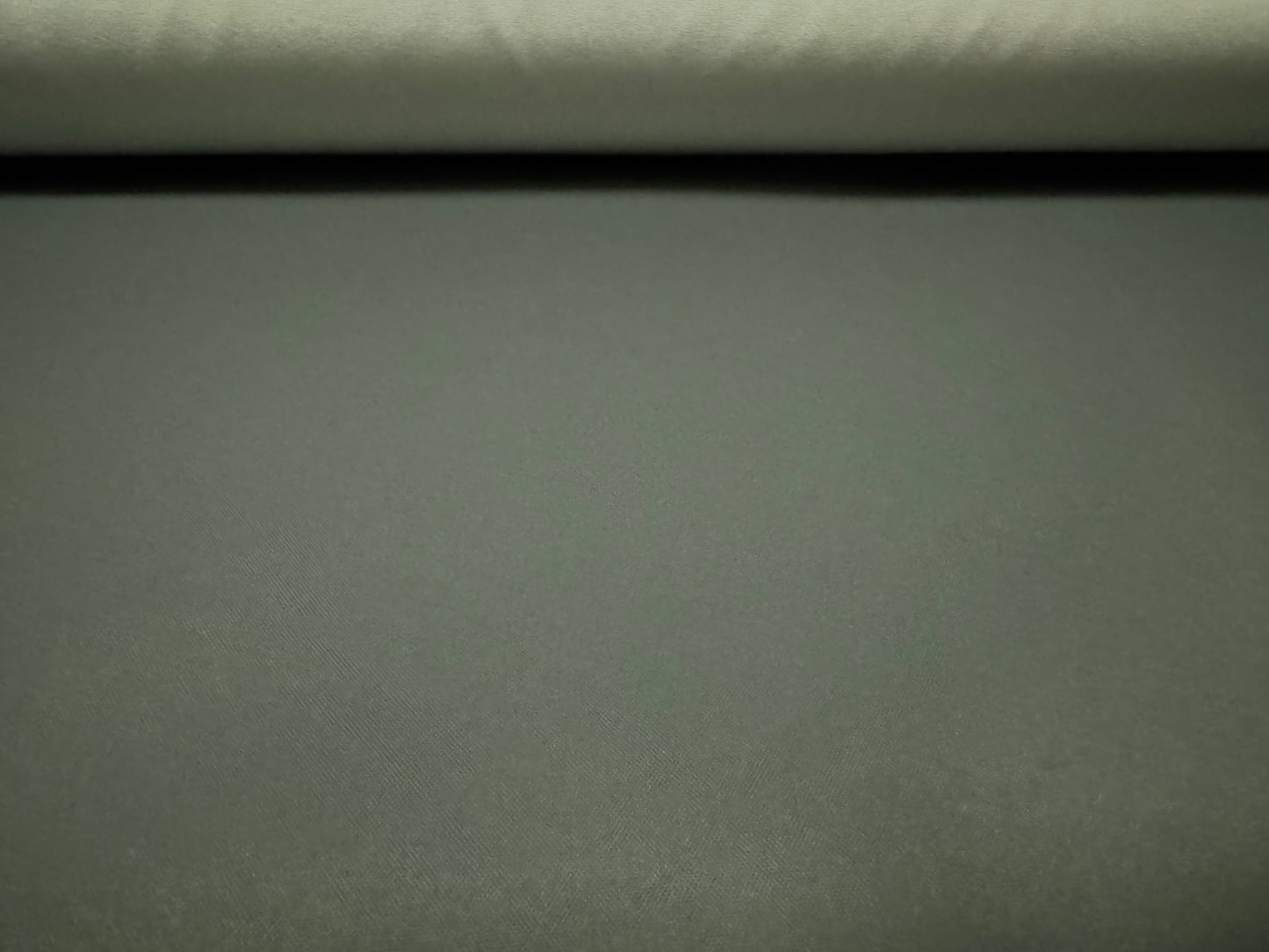 Plain weave nylon fabric with p.u. coated back, per metre - plain - dark olive green
