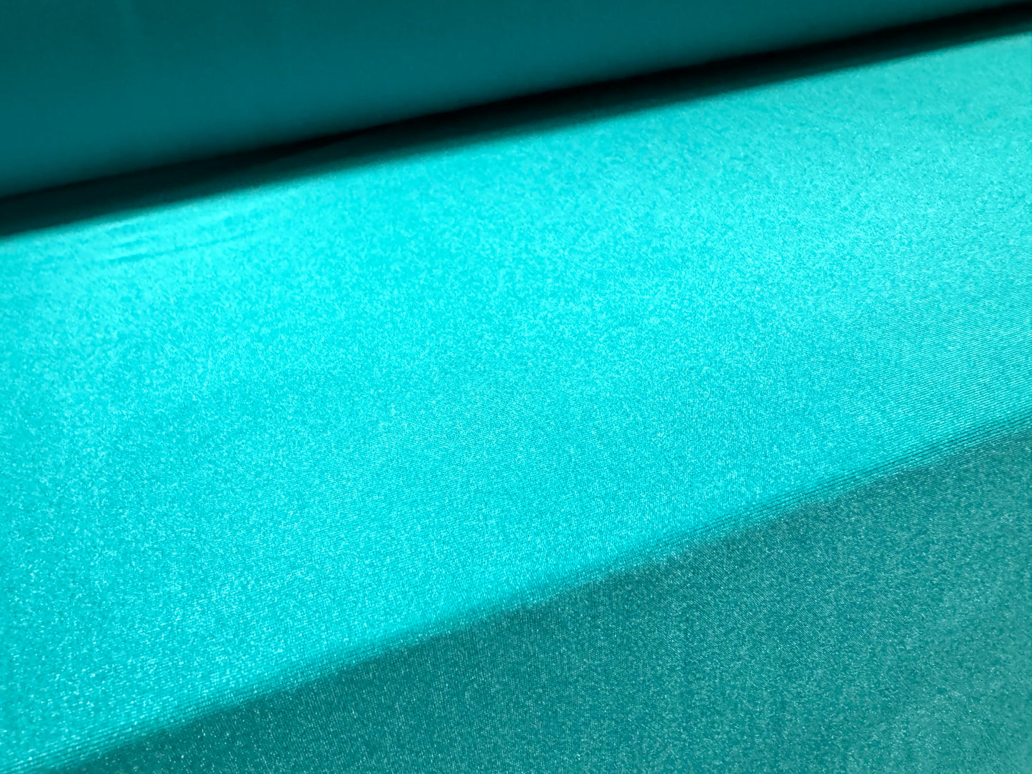 Swimwear stretch spandex jersey fabric, per metre - plain - cyan