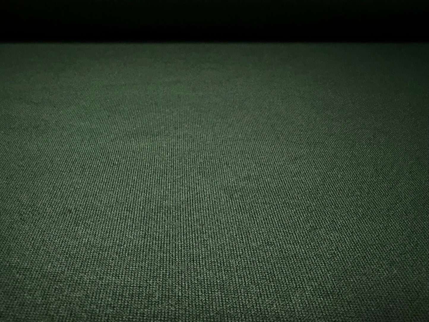 Sweatshirt fleece fabric, per metre - plain - forest green