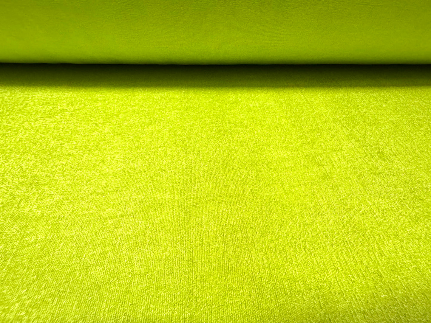 Slinky Stretch spandex jersey fabric, per metre - plain - acid lime