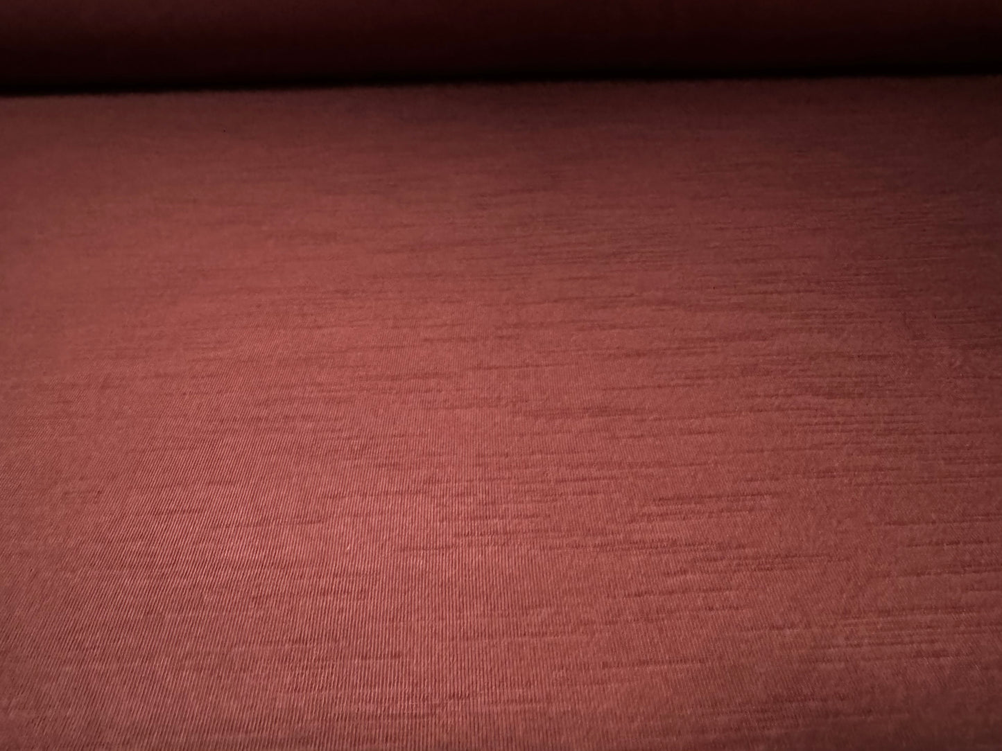 Viscose spandex stretch slub single jersey fabric, per metre - plain - maroon