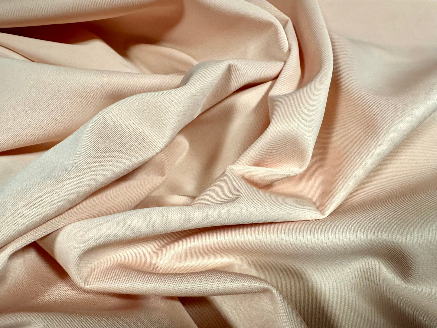 Scuba stretch spandex double jersey fashion fabric, per metre - skin tone