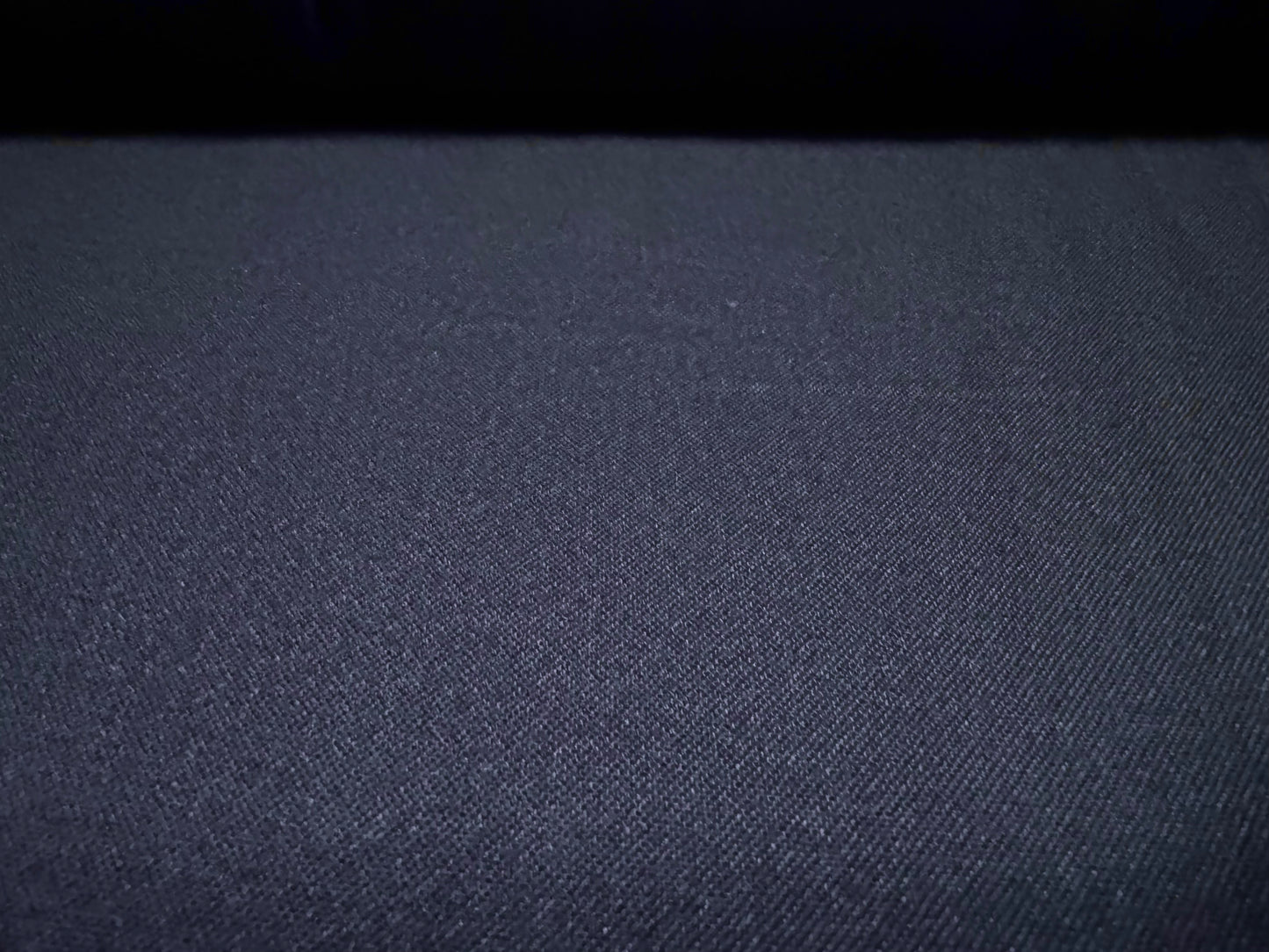 Soft plain weave viscose fabric, per metre - dark navy blue